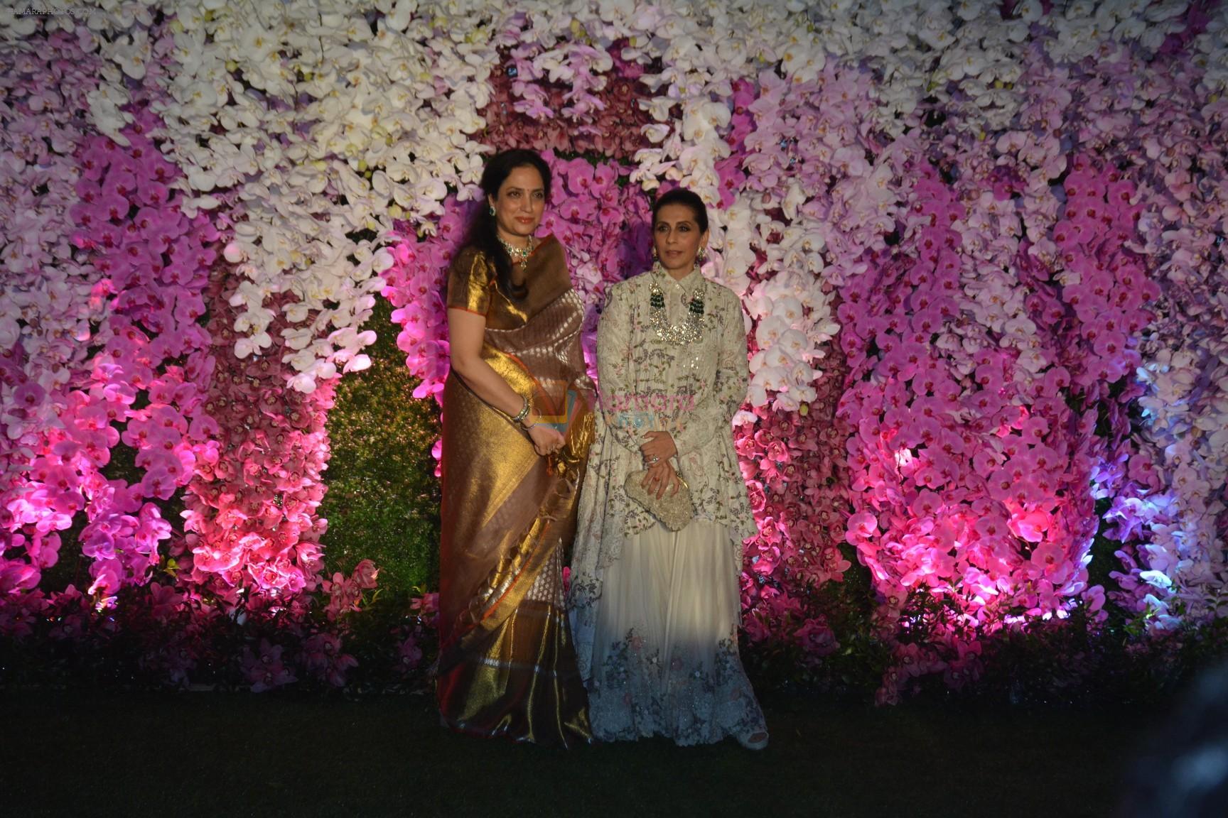 Rashmi Thackeray at Akash Ambani & Shloka Mehta wedding in Jio World Centre bkc on 10th March 2019