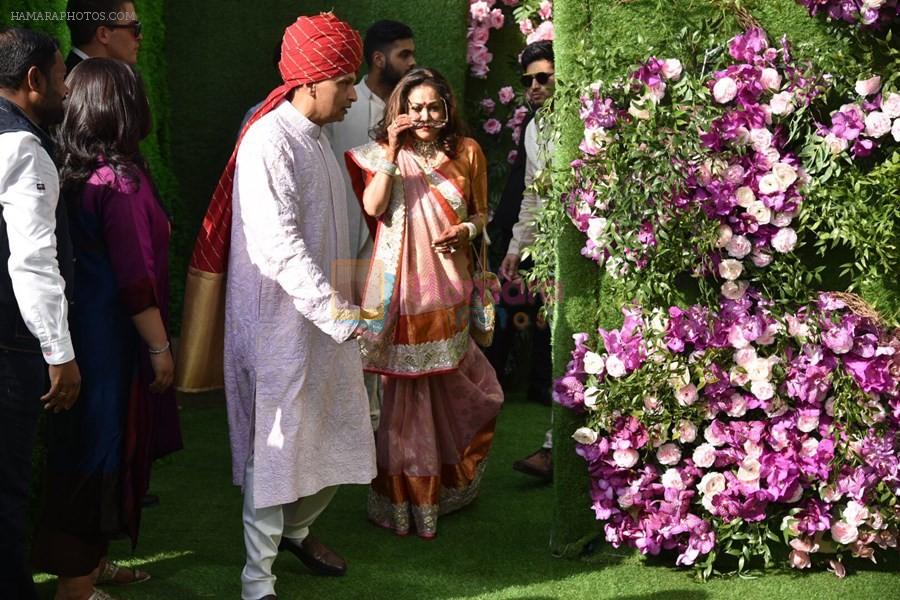 Anil Ambani, Tina Ambani at Akash Ambani & Shloka Mehta wedding in Jio World Centre bkc on 10th March 2019