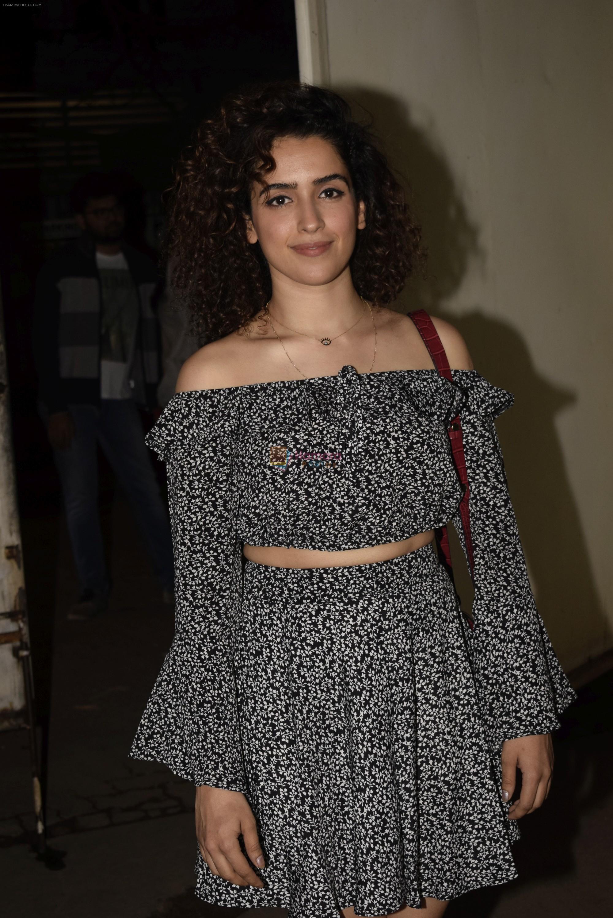 Sanya Malhotra at the Screening of film Photograph in sunny sound juhu on 11th March 2019