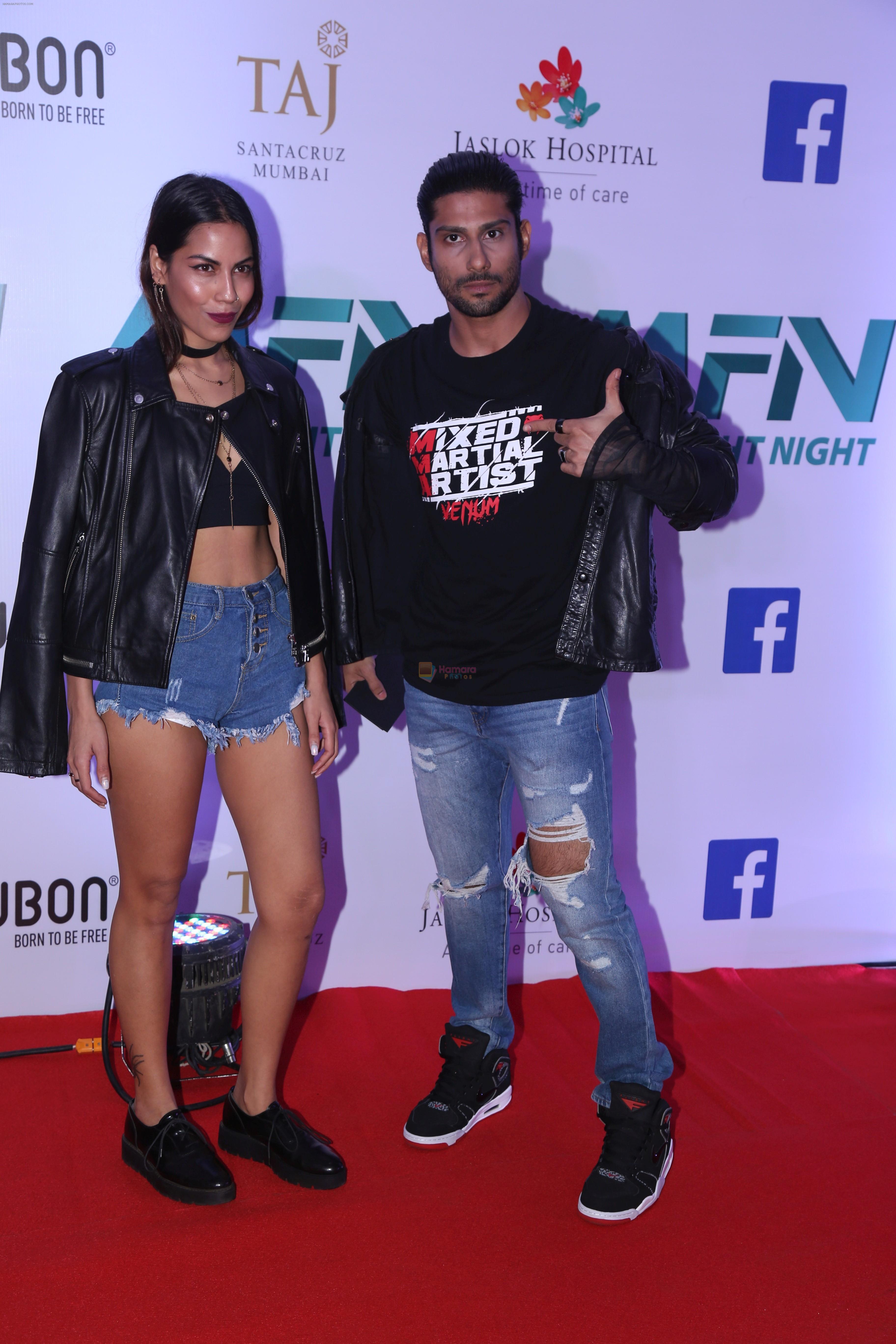 Prateik Babbar at the Launch of Matrix Fight Night by Tiger & Krishna Shroff at NSCI worli on 12th March 2019