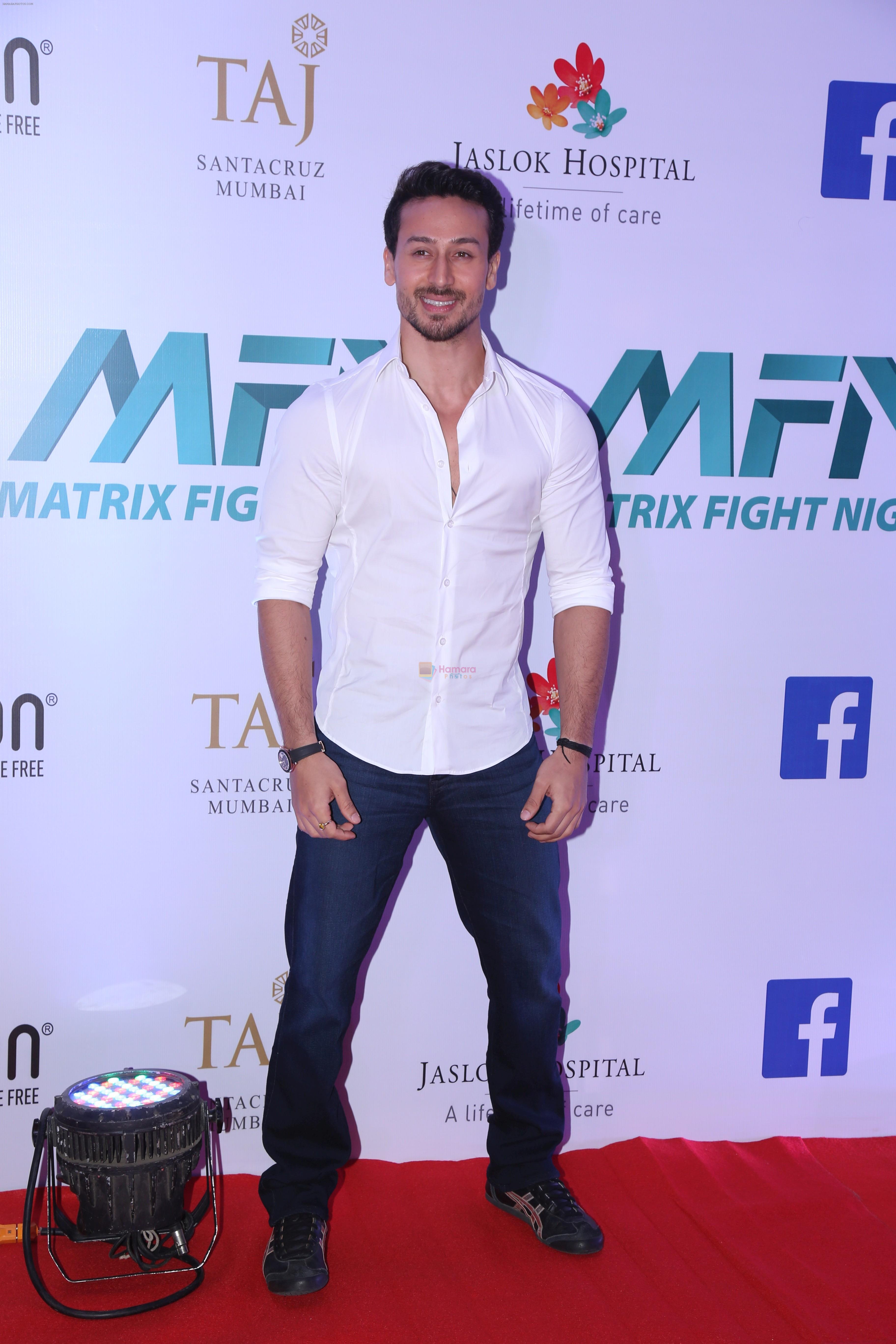 Tiger Shroff at the Launch of Matrix Fight Night by Tiger & Krishna Shroff at NSCI worli on 12th March 2019