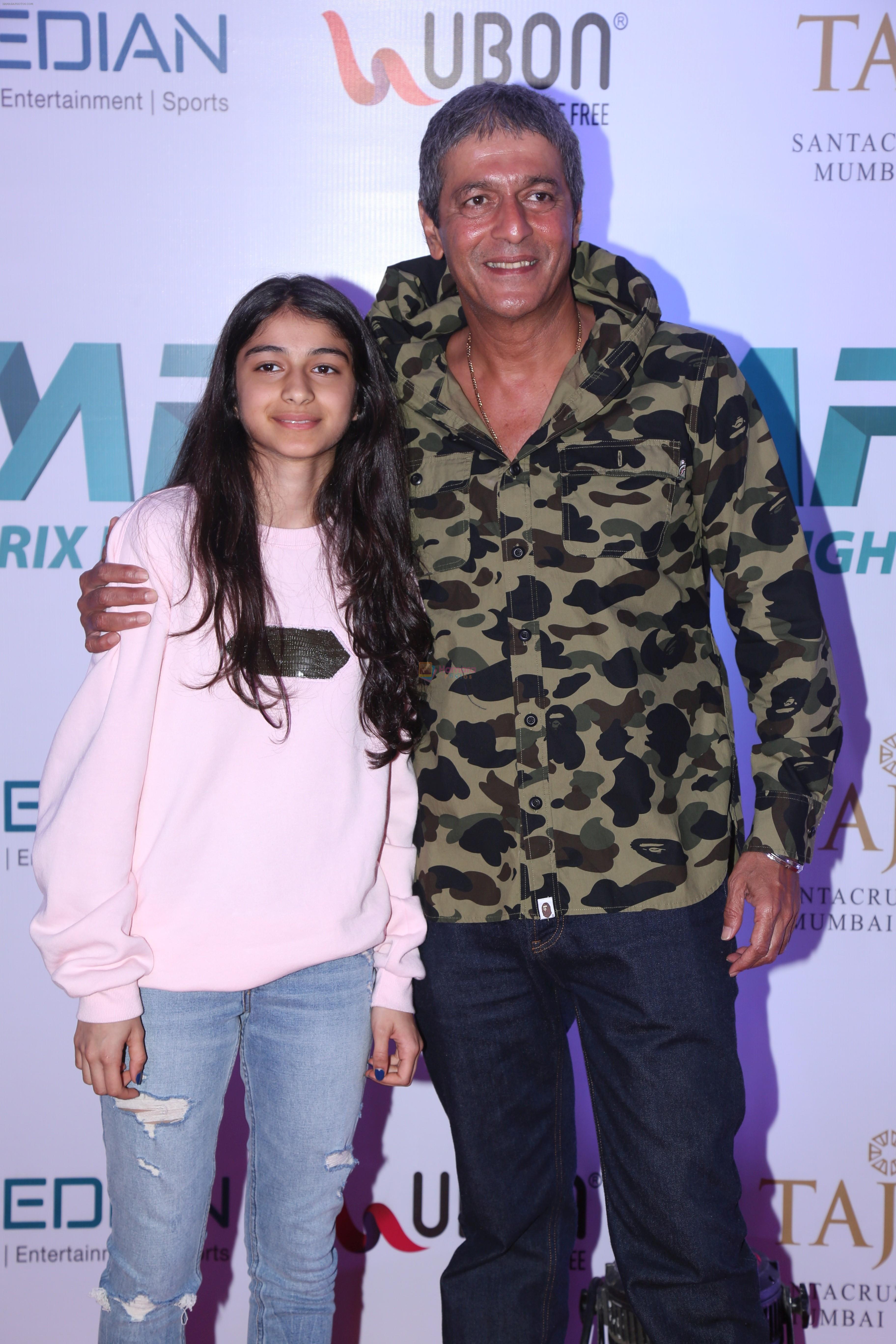 Chunky Pandey at the Launch of Matrix Fight Night by Tiger & Krishna Shroff at NSCI worli on 12th March 2019