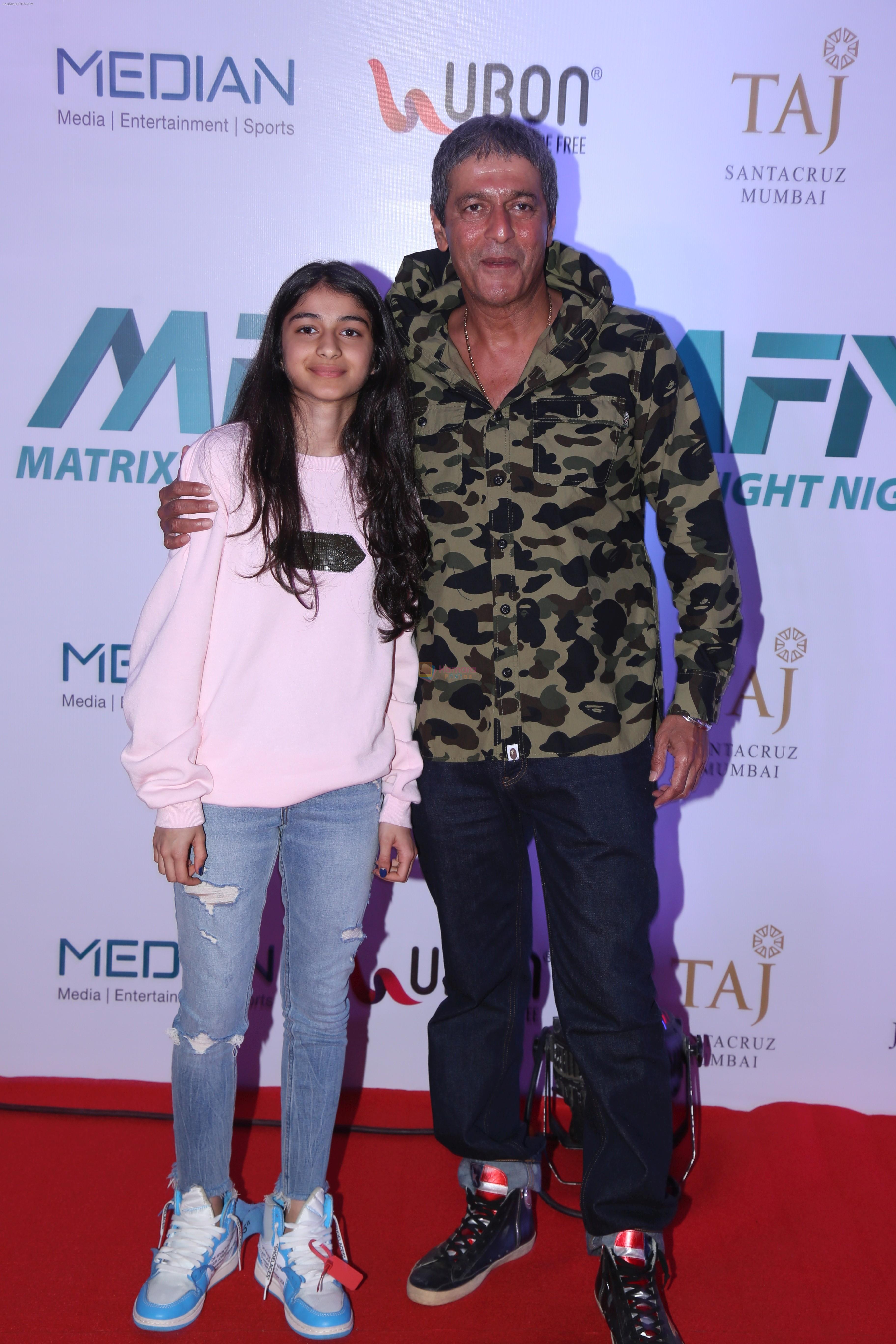 Chunky Pandey at the Launch of Matrix Fight Night by Tiger & Krishna Shroff at NSCI worli on 12th March 2019