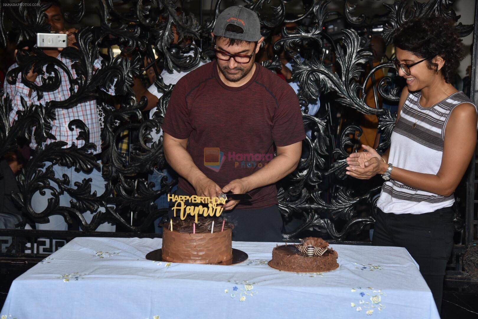 Aamir khan birthday celebration at his house on 14th March 2019