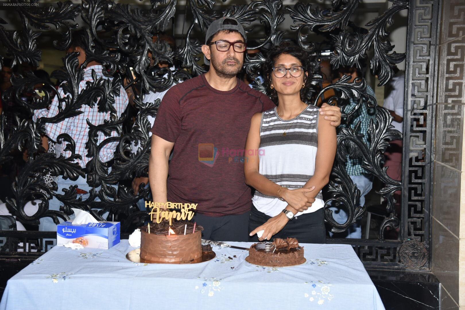 Aamir khan birthday celebration at his house on 14th March 2019