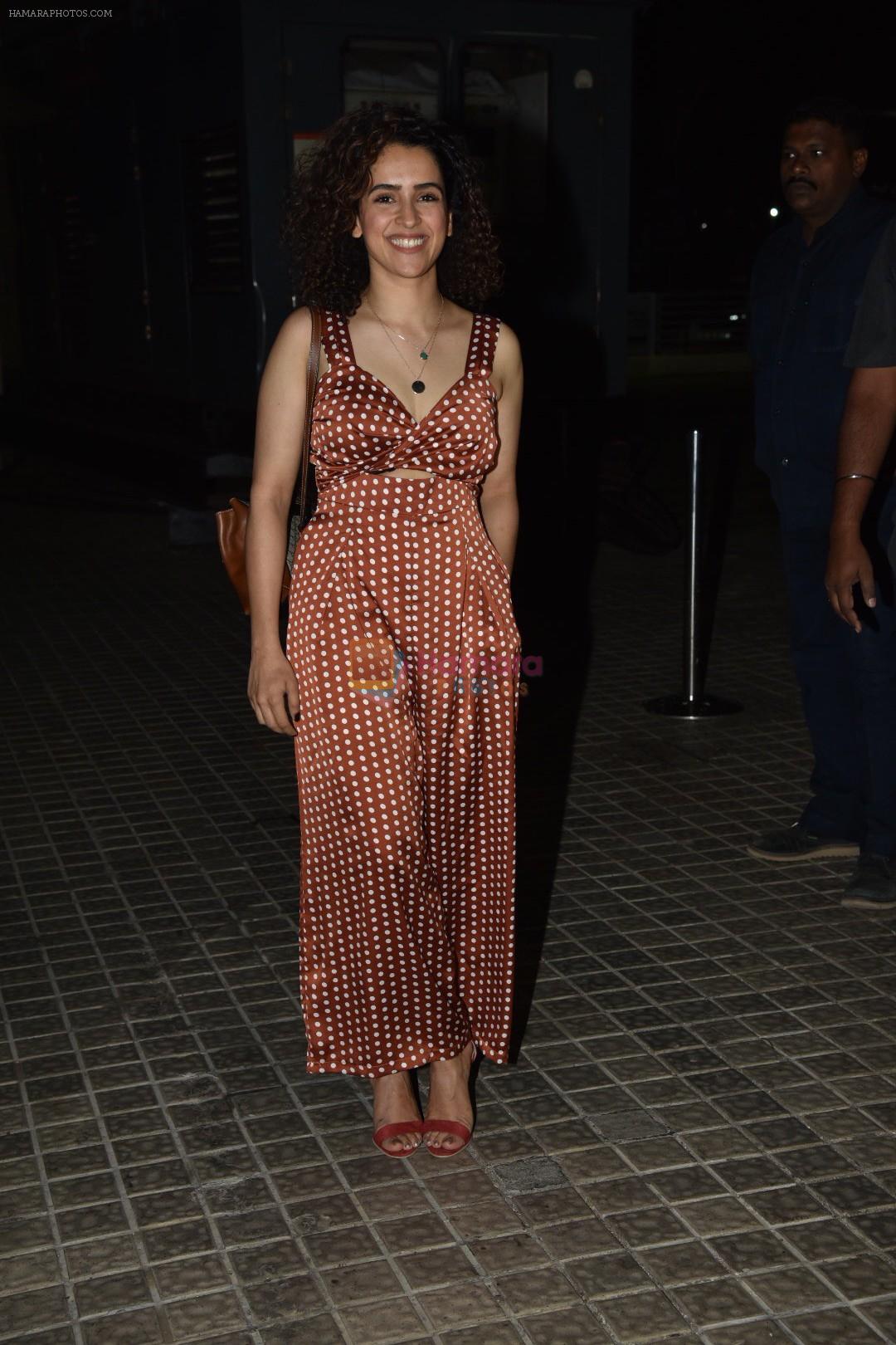 Sanya Malhotra at the Screening of movie photograph on 13th March 2019