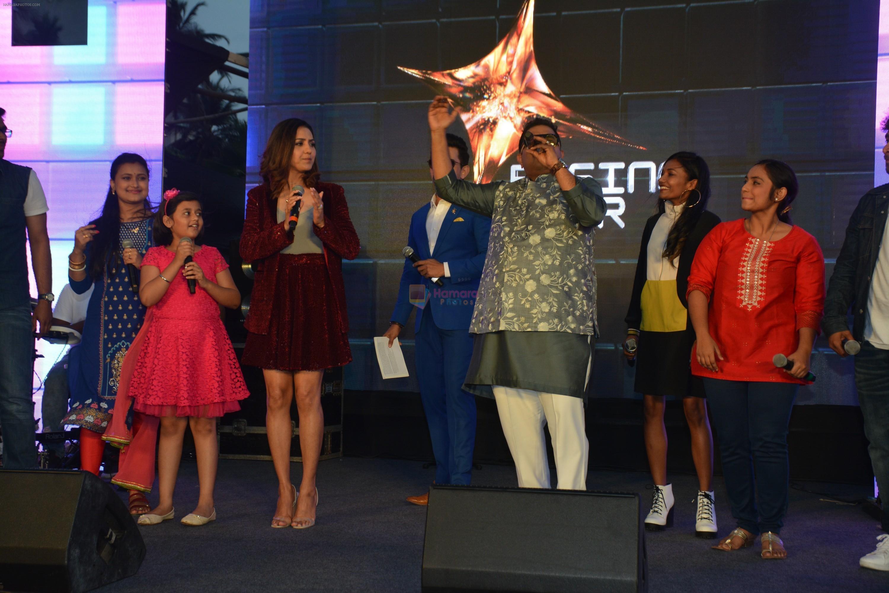 Shankar Mahadevan, Neeti Mohan at the Launch of third season of Color's Rising Star at Carter Road bandra on 13th March 2019