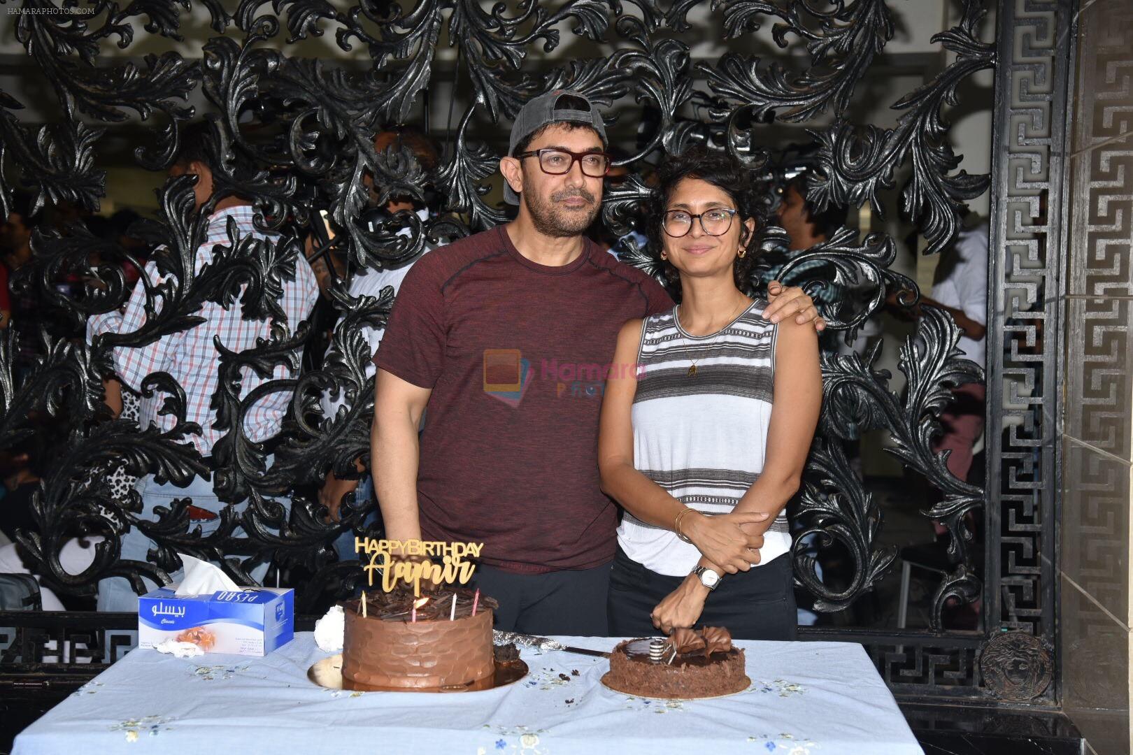 Aamir khan birthday celebration at his house on 14th March 2019