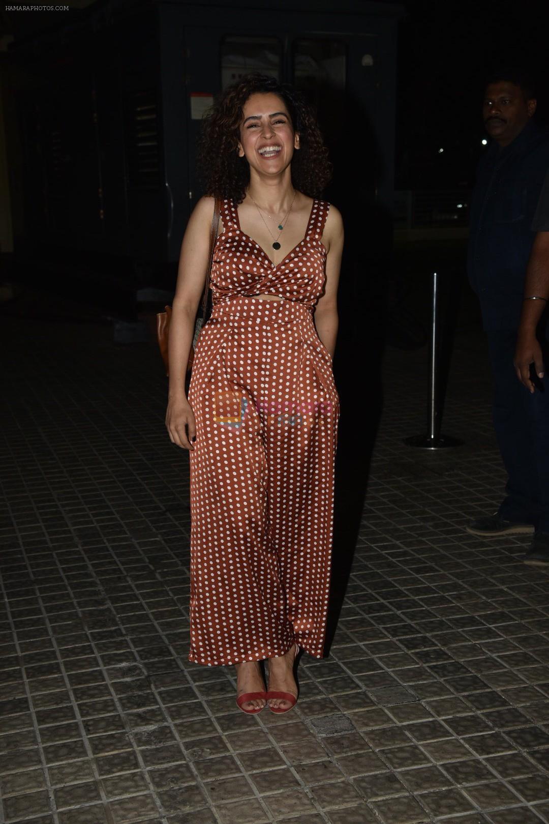 Sanya Malhotra at the Screening of movie photograph on 13th March 2019