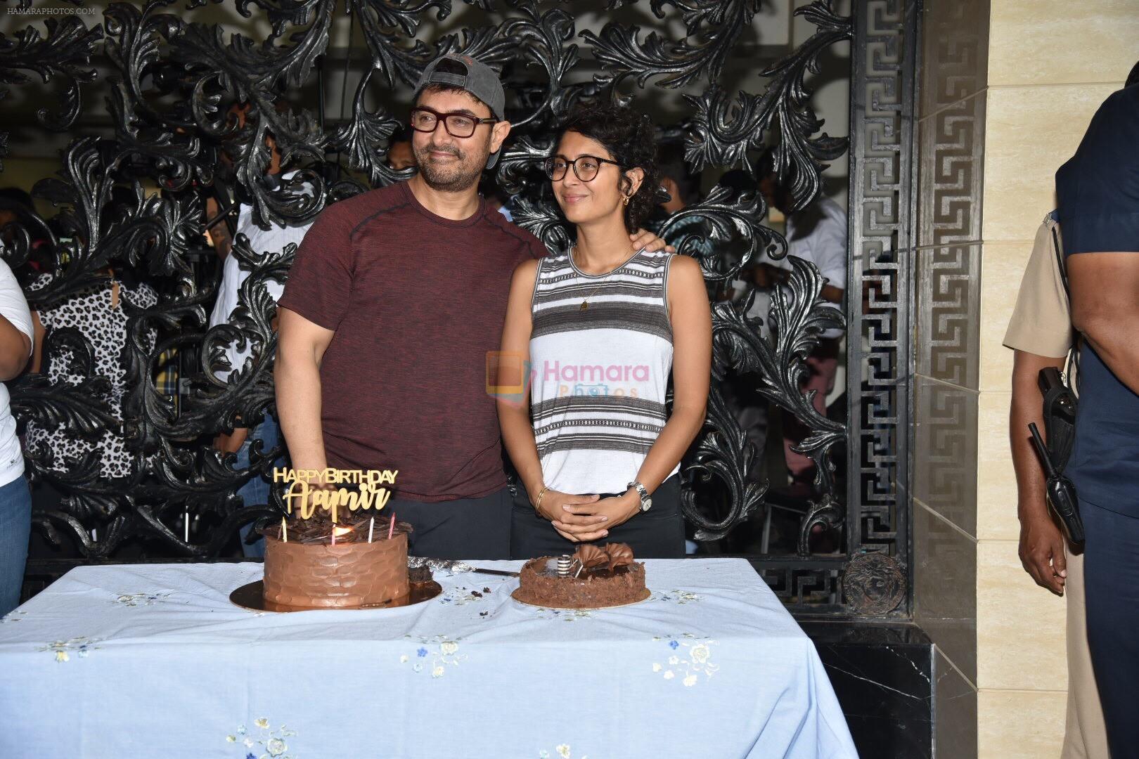 Aamir khan birthday celebration at his house on 14th March 2019