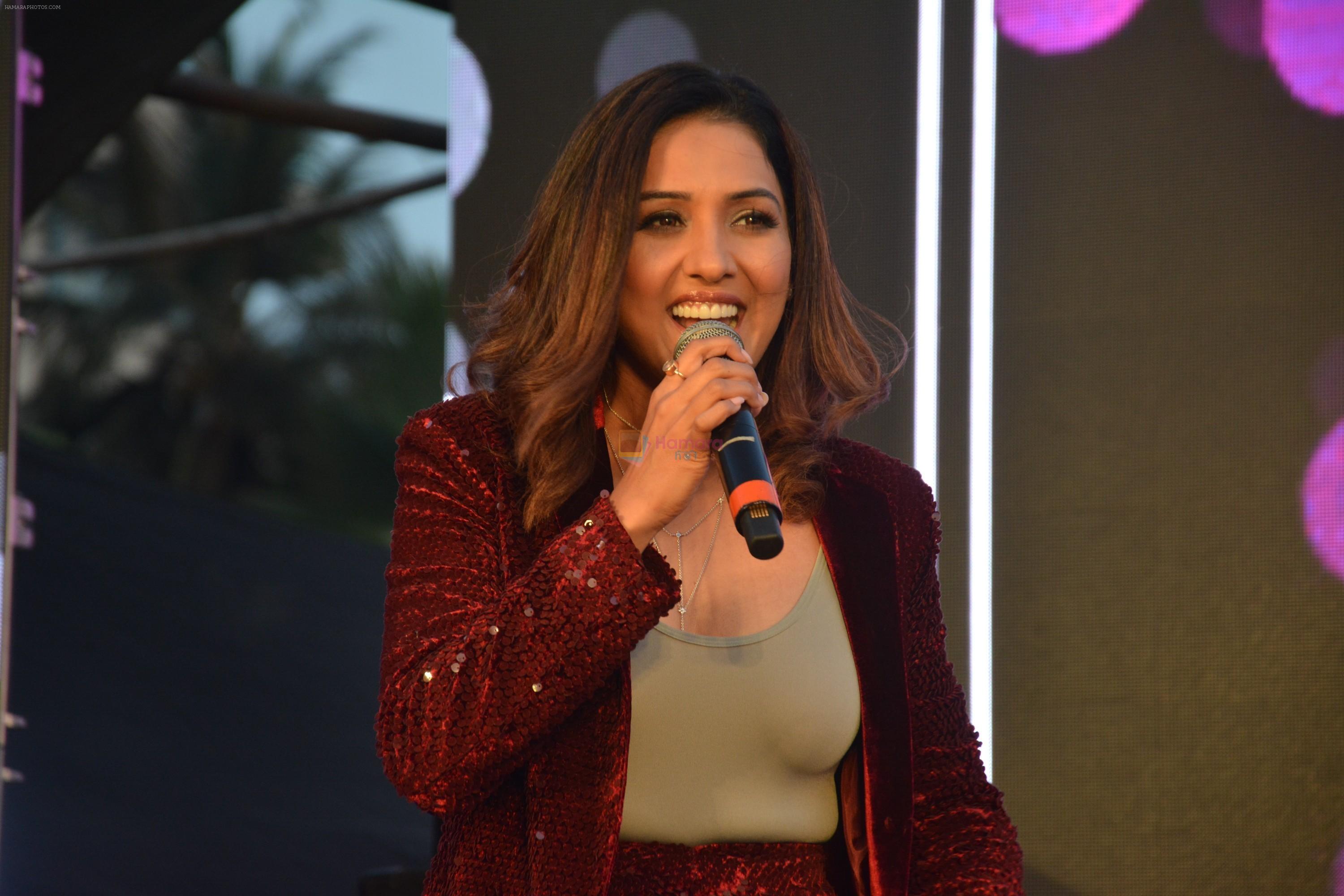 Neeti Mohan at the Launch of third season of Color's Rising Star at Carter Road bandra on 13th March 2019