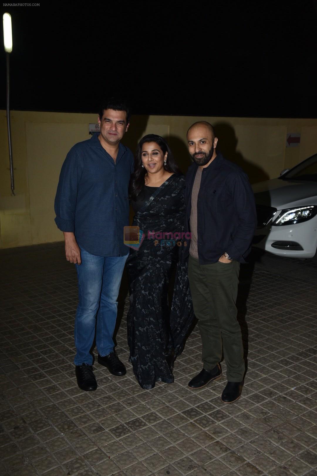 Vidya Balan, Siddharth Roy Kapoor at the Screening of movie photograph on 13th March 2019