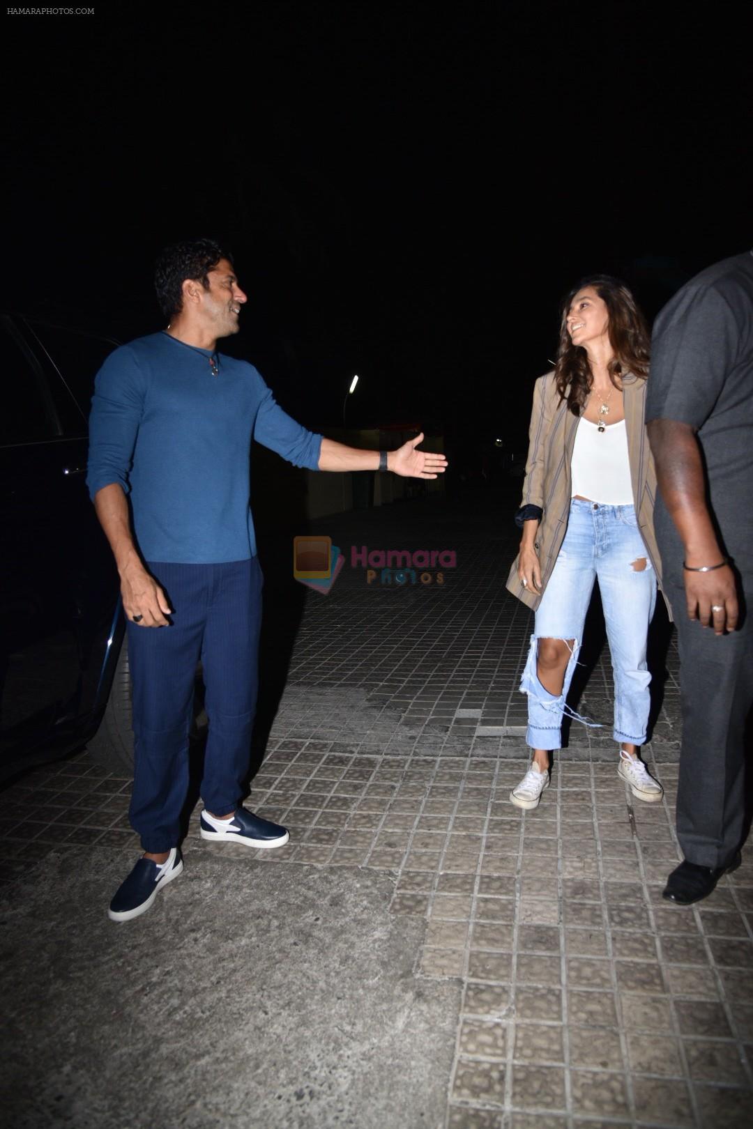 Farhan Akhtar, Shibani Dandekar at the Screening of movie photograph on 13th March 2019