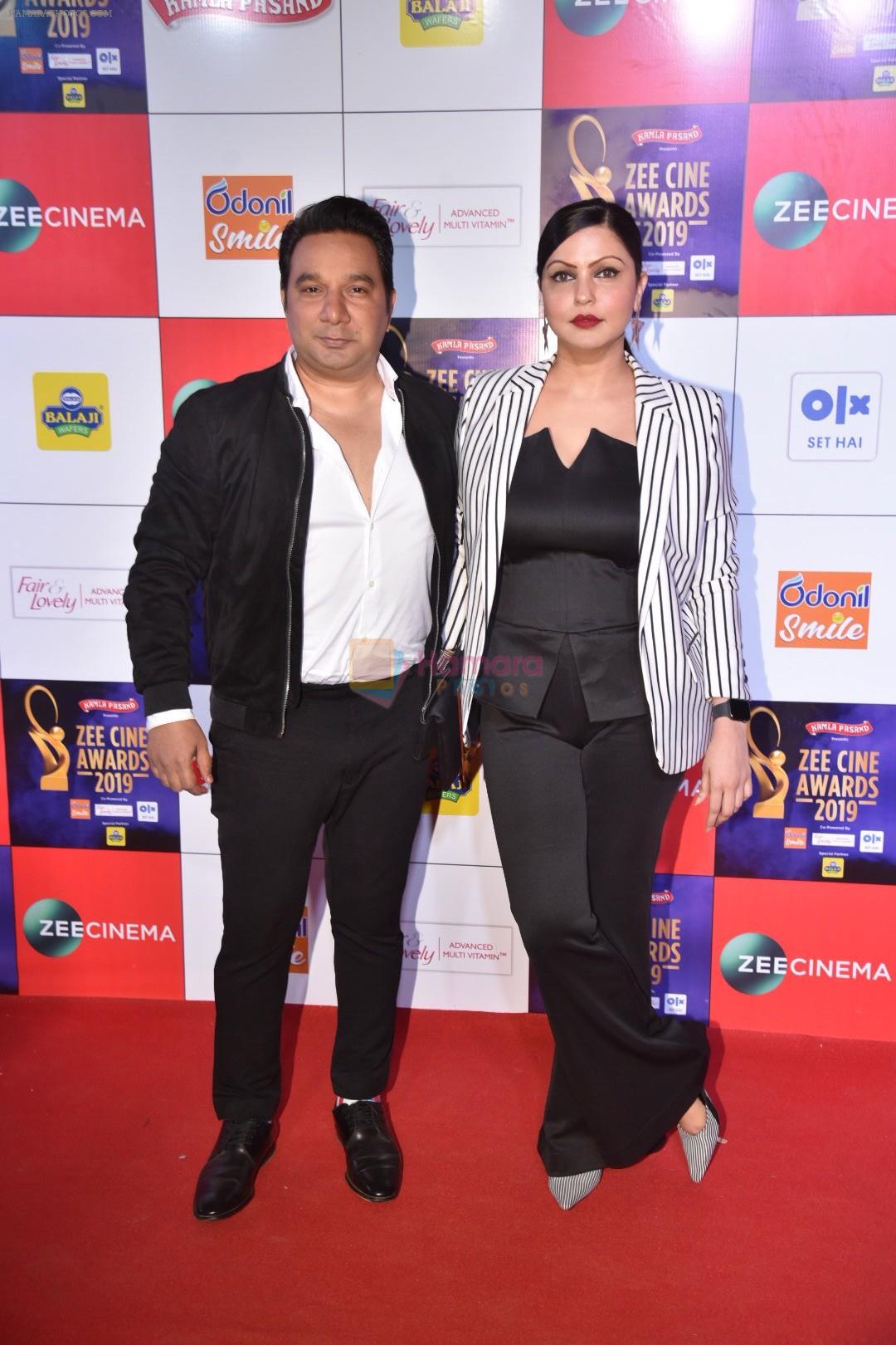 Ahmad Khan at Zee cine awards red carpet on 19th March 2019