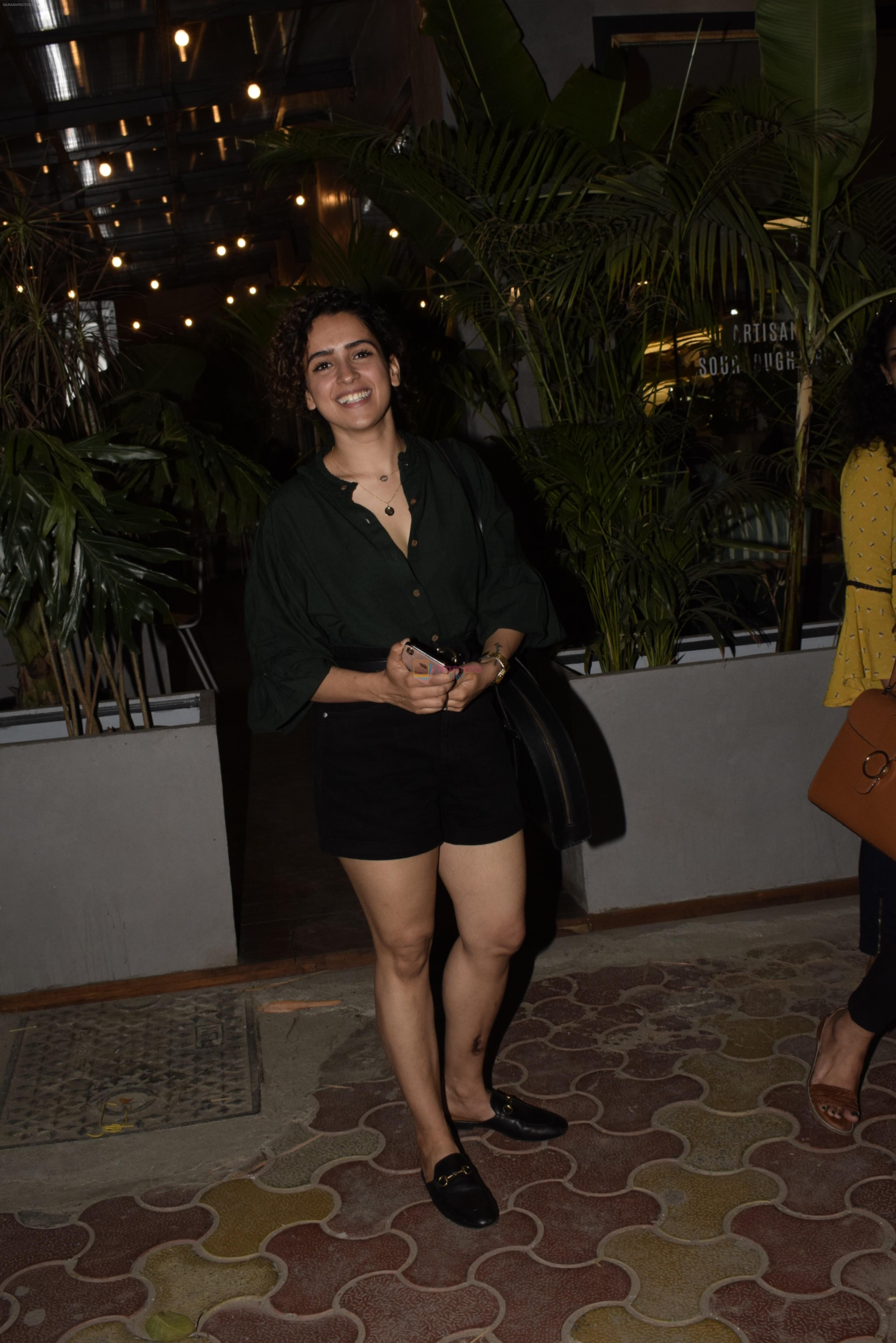 Sanya Malhotra spotted at kitchen garden juhu on 19th March 2019