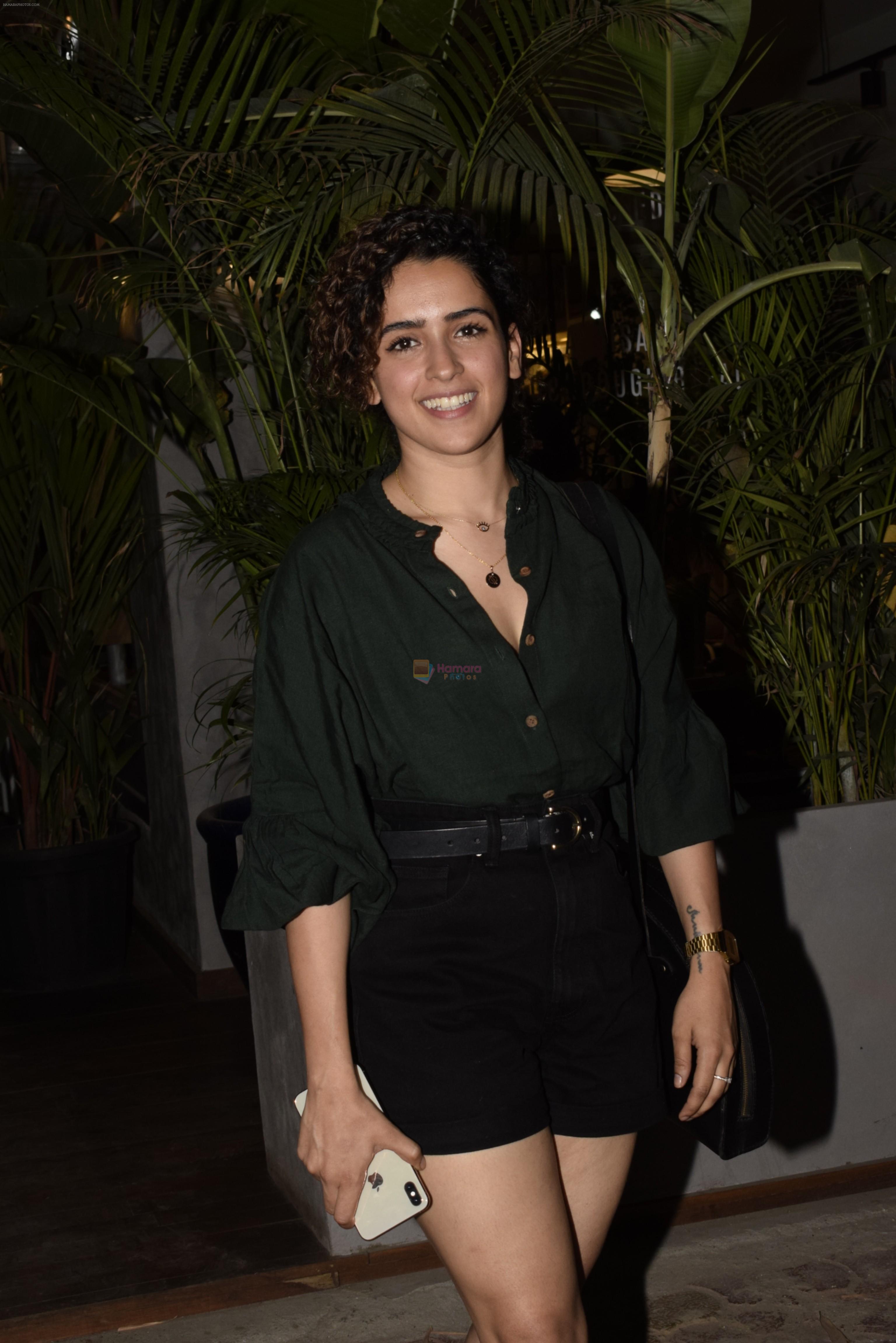 Sanya Malhotra spotted at kitchen garden juhu on 19th March 2019