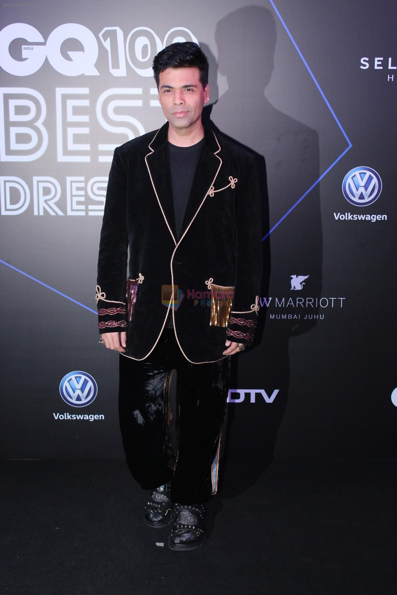 Karan Johar at GQ 100 Best Dressed Awards 2019 on 2nd June 2019