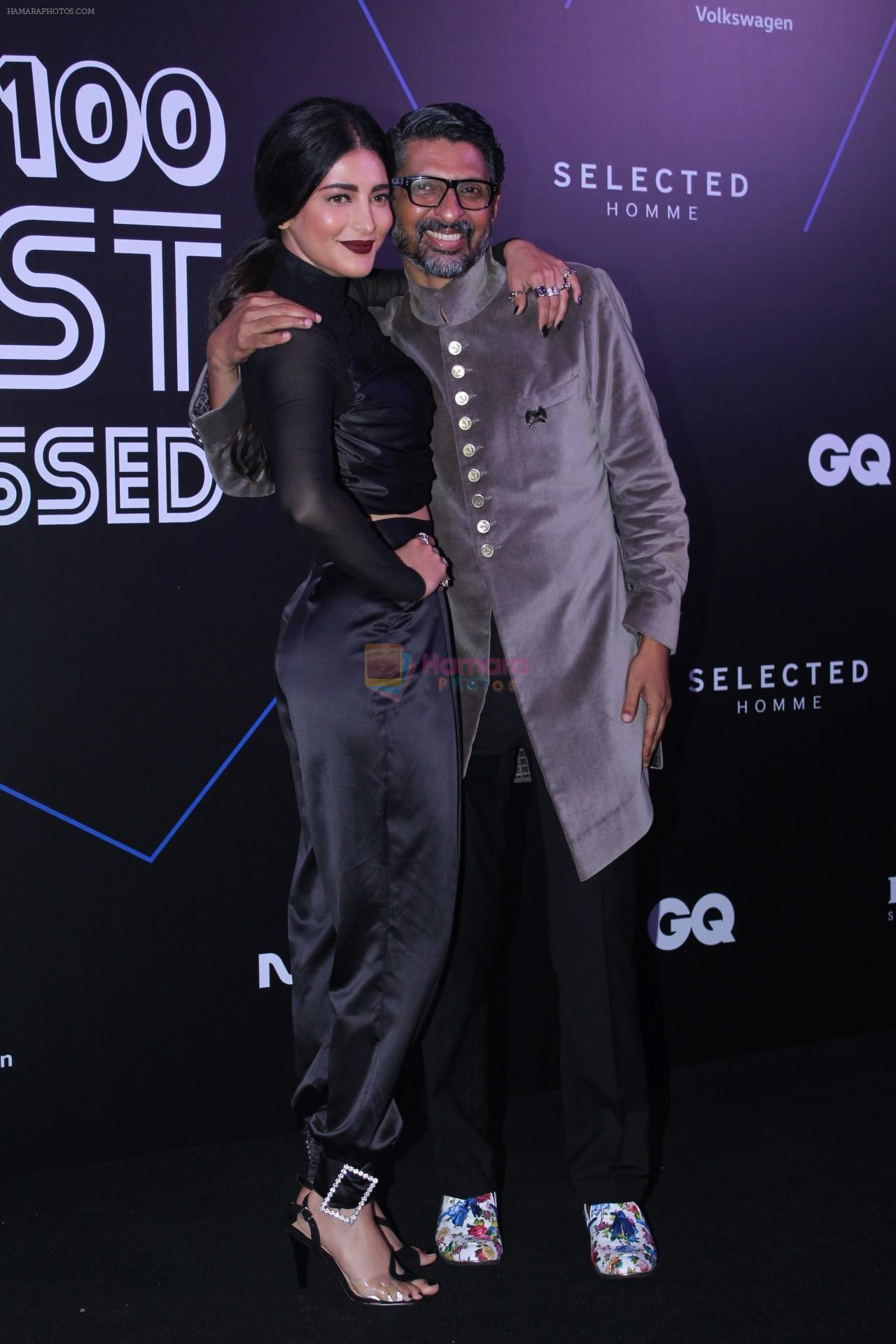 Shruti Haasan at GQ 100 Best Dressed Awards 2019 on 2nd June 2019