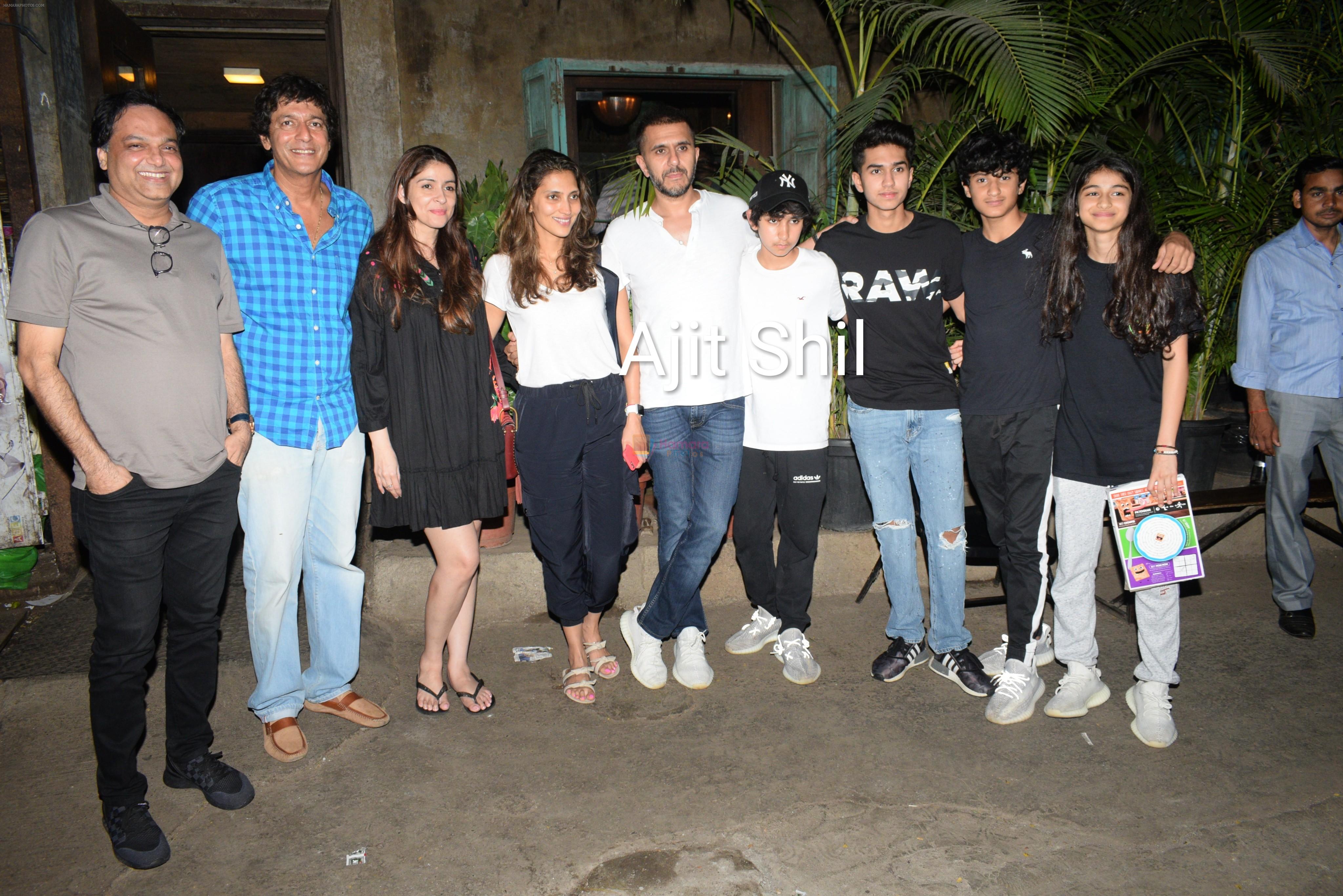 Chunky Pandey with family spotted at palibhavan in bandra on 5th June 2019