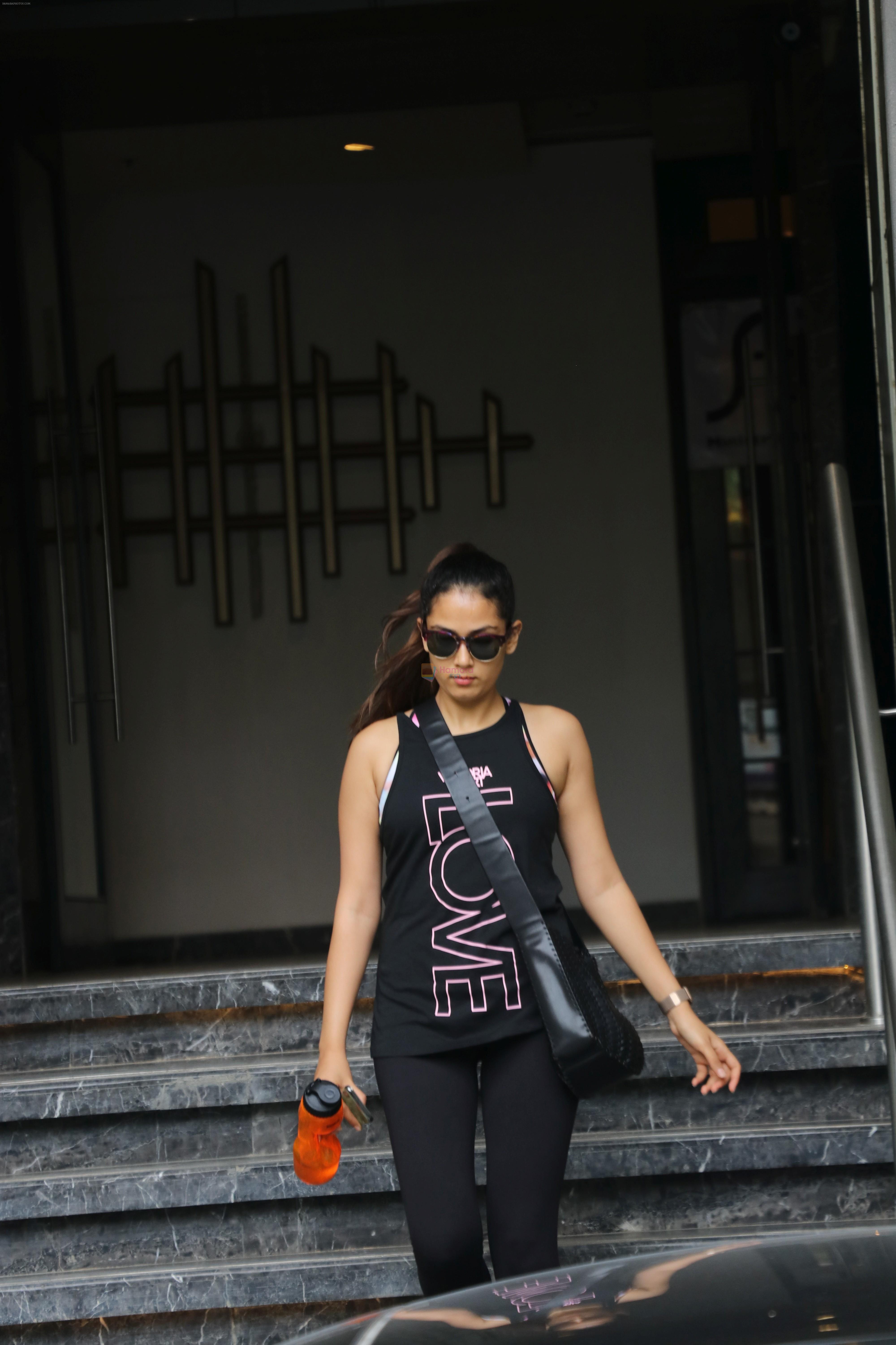 Mira Rajput spotted at I Think Fitness gym in juhu on 4th June 2019