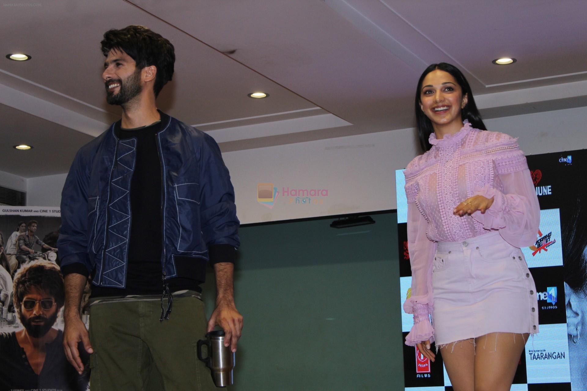 Shahid Kapoor & Kiara Advani at the song launch of Kabir Singh on 6th June 2019