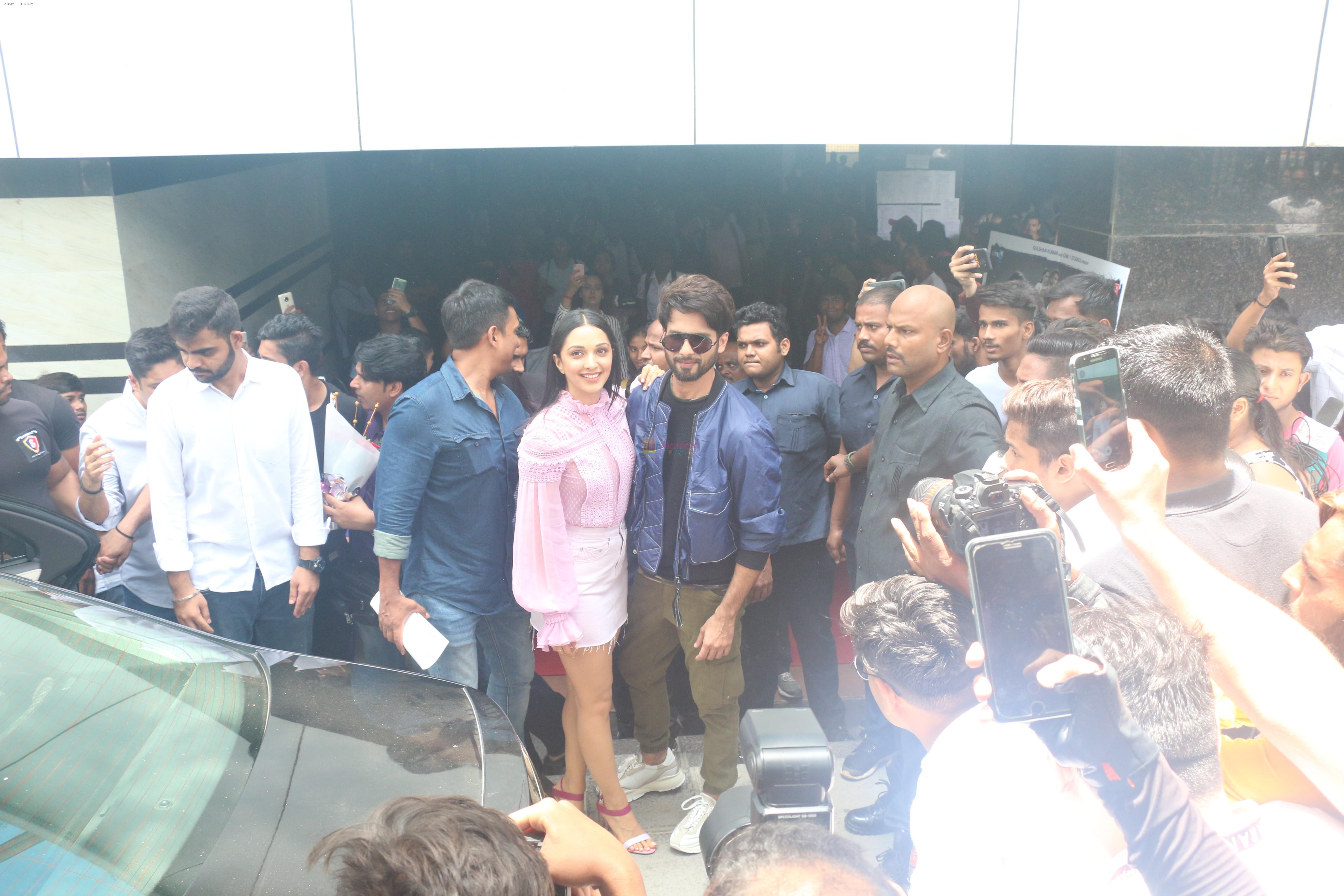 Shahid Kapoor, Kiara Advani at the song launch of Kabir Singh on 6th June 2019