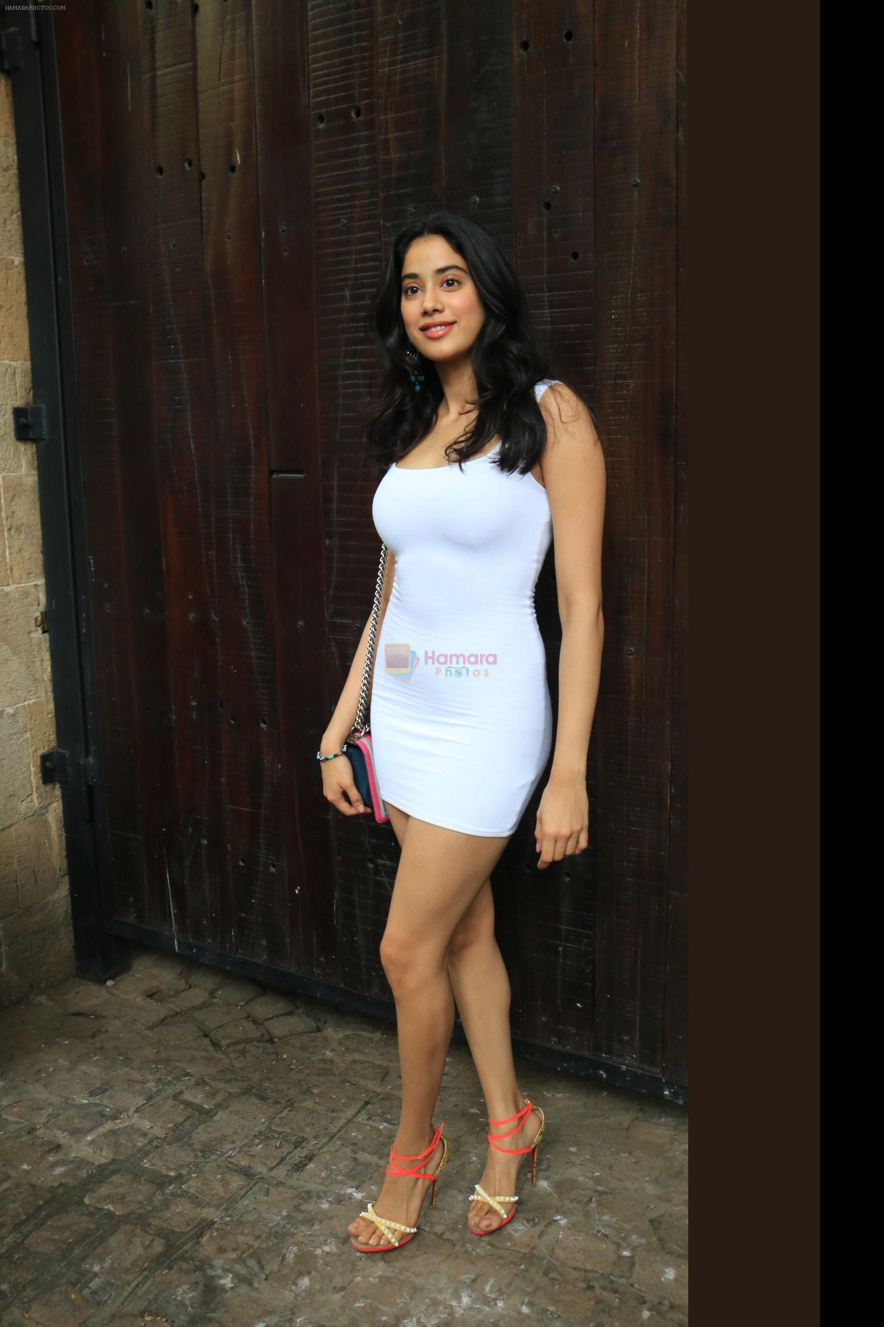 Janhvi Kapoor at Sonam Kapoor's birthday party in Anil Kapoor's house in juhu on 8th June 2019