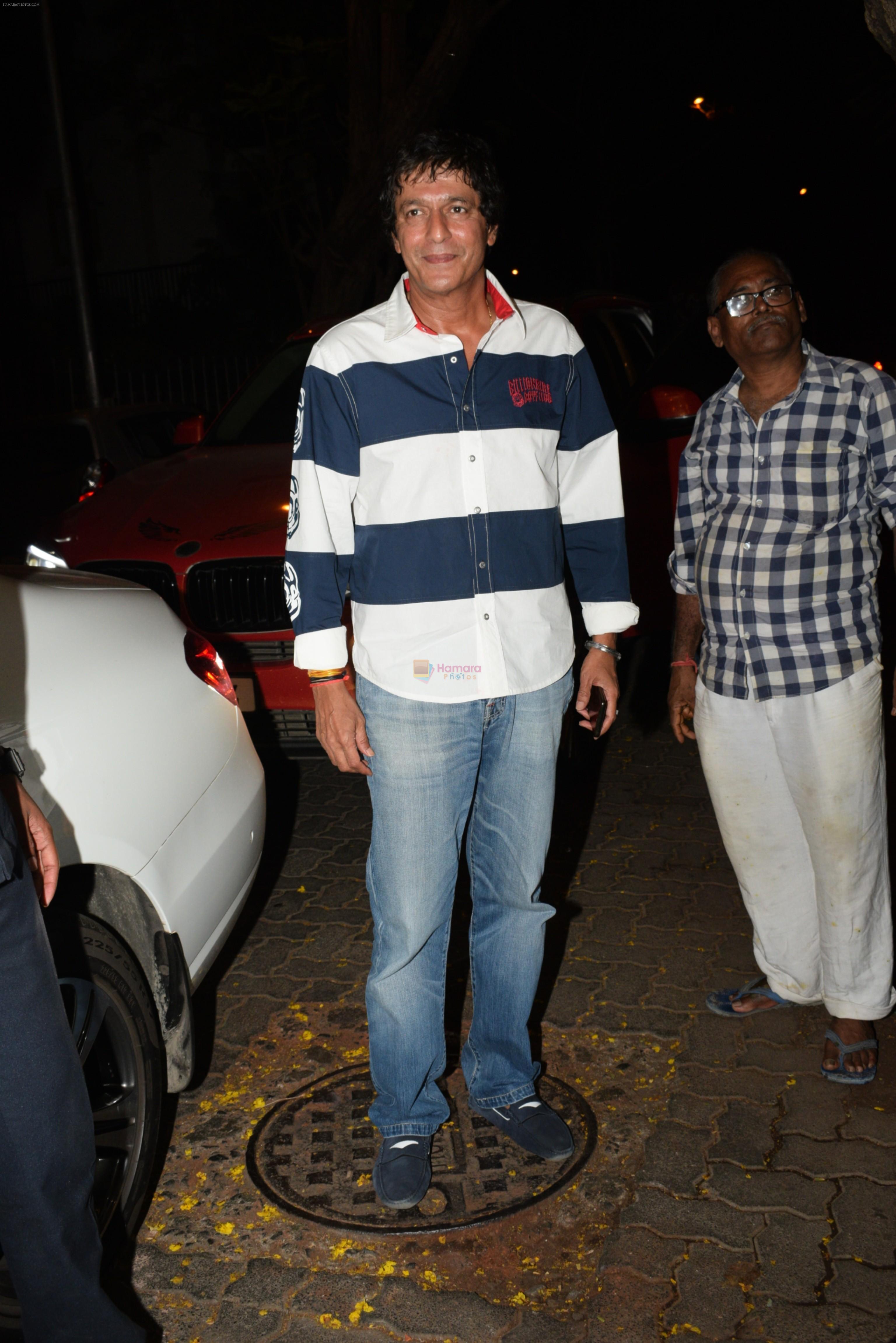 Chunky Pandey at Ekta Kapoor's birthday party at her residence in juhu on 9th June 2019