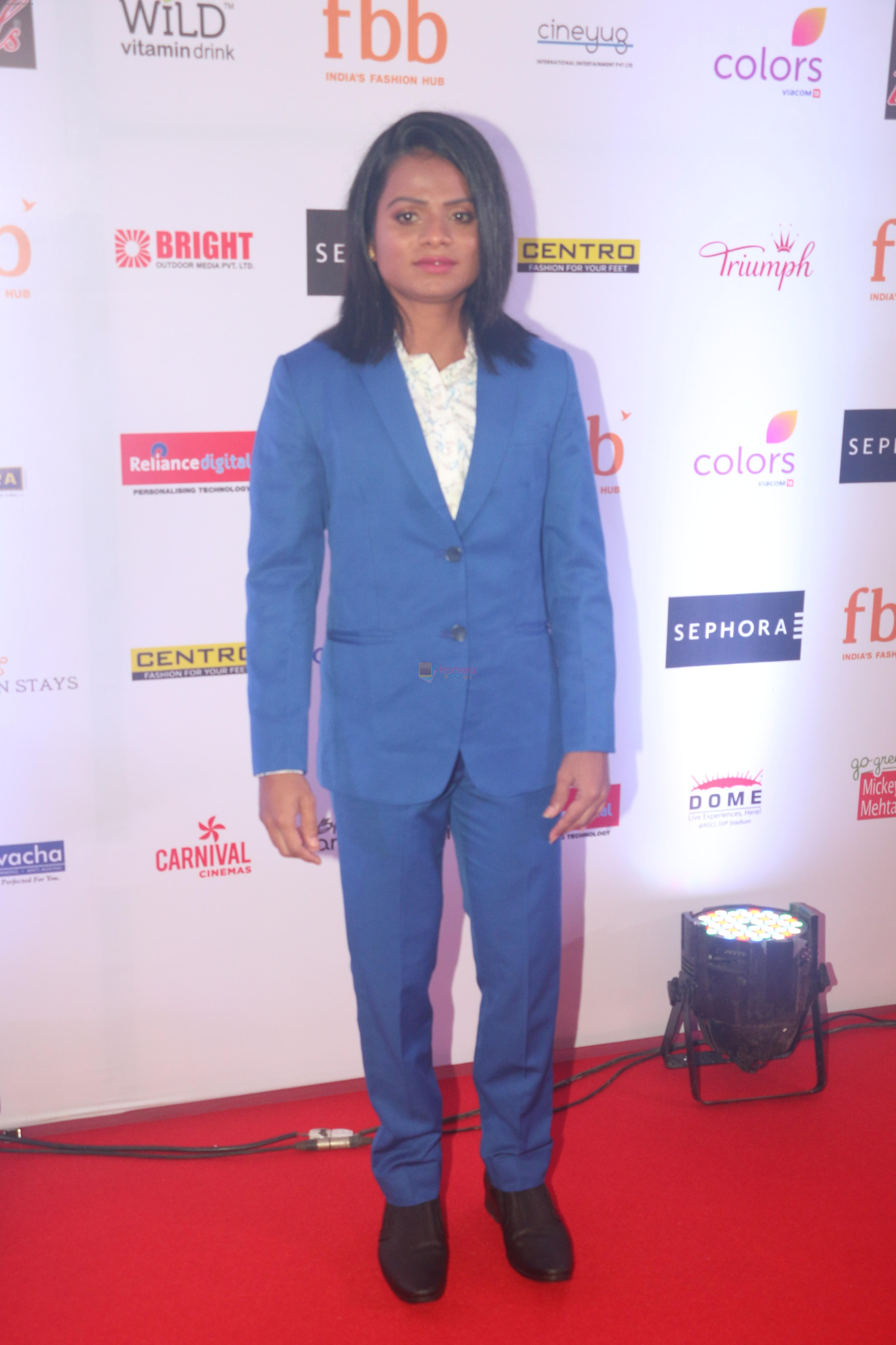 at the Grand Finale of Femina Miss India in NSCI worli on 15th June 2019