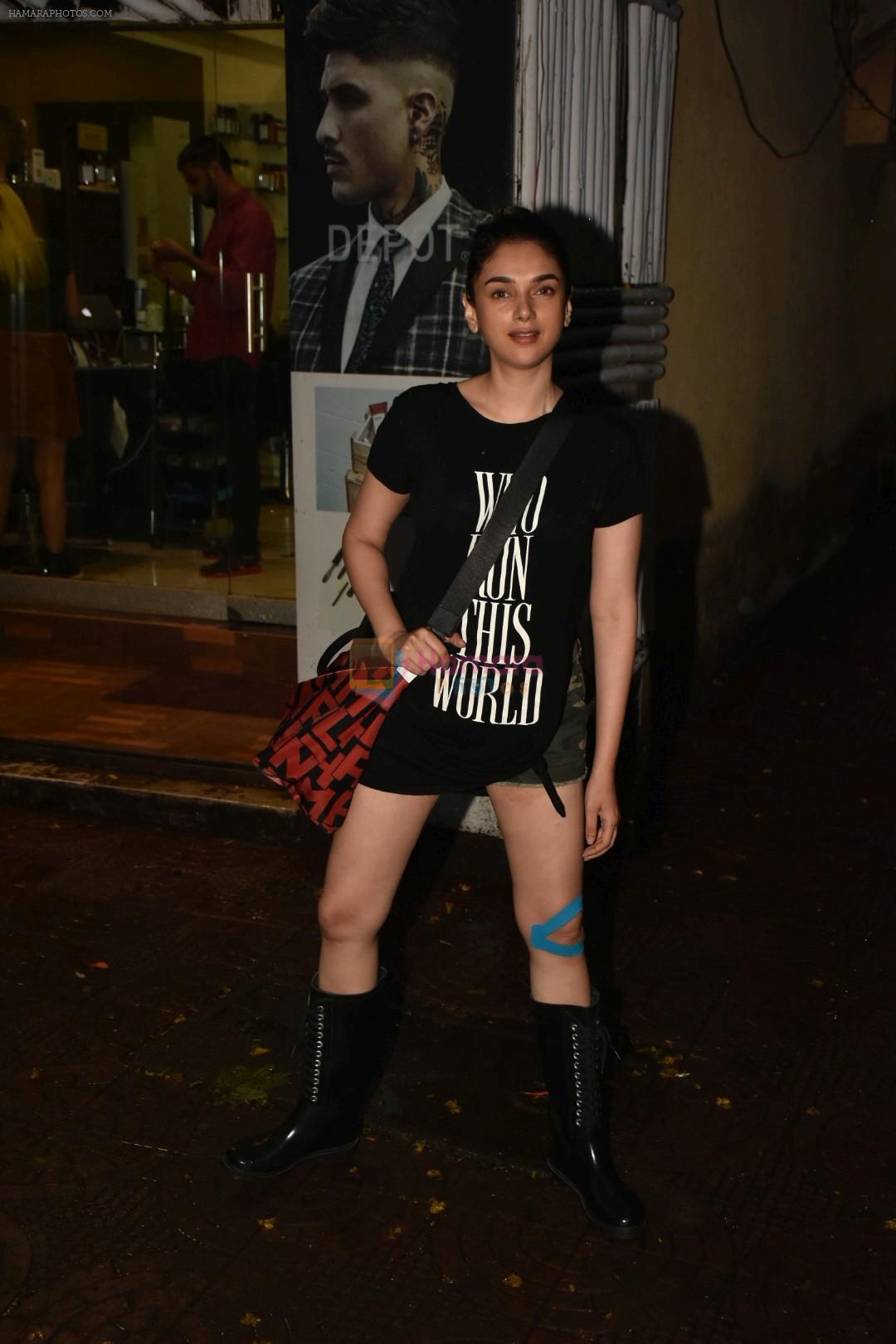 Aditi Rao Hydari spotted at a salon bandra on 15th June 2019