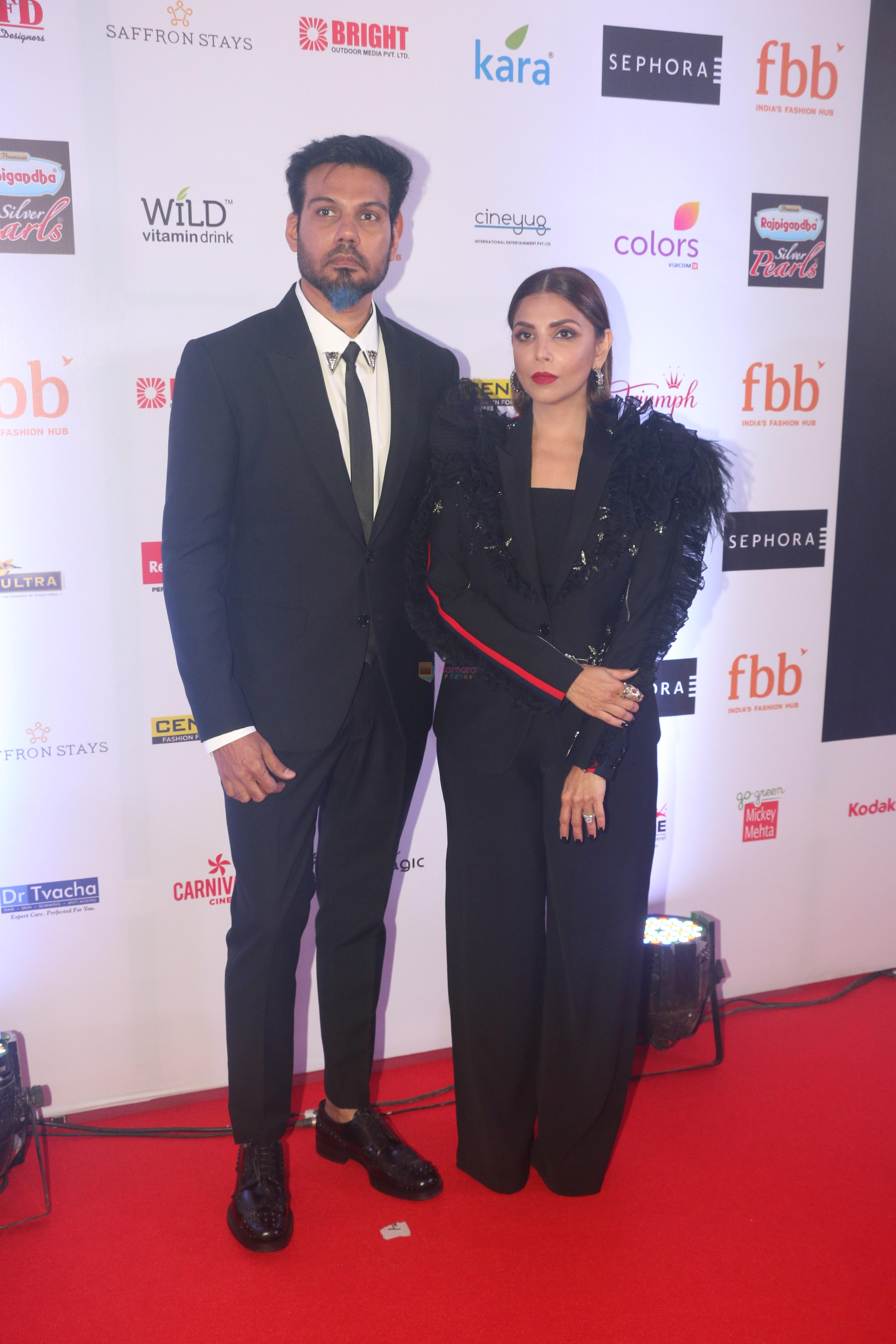 Falguni and Shane Peacock at the Grand Finale of Femina Miss India in NSCI worli on 15th June 2019