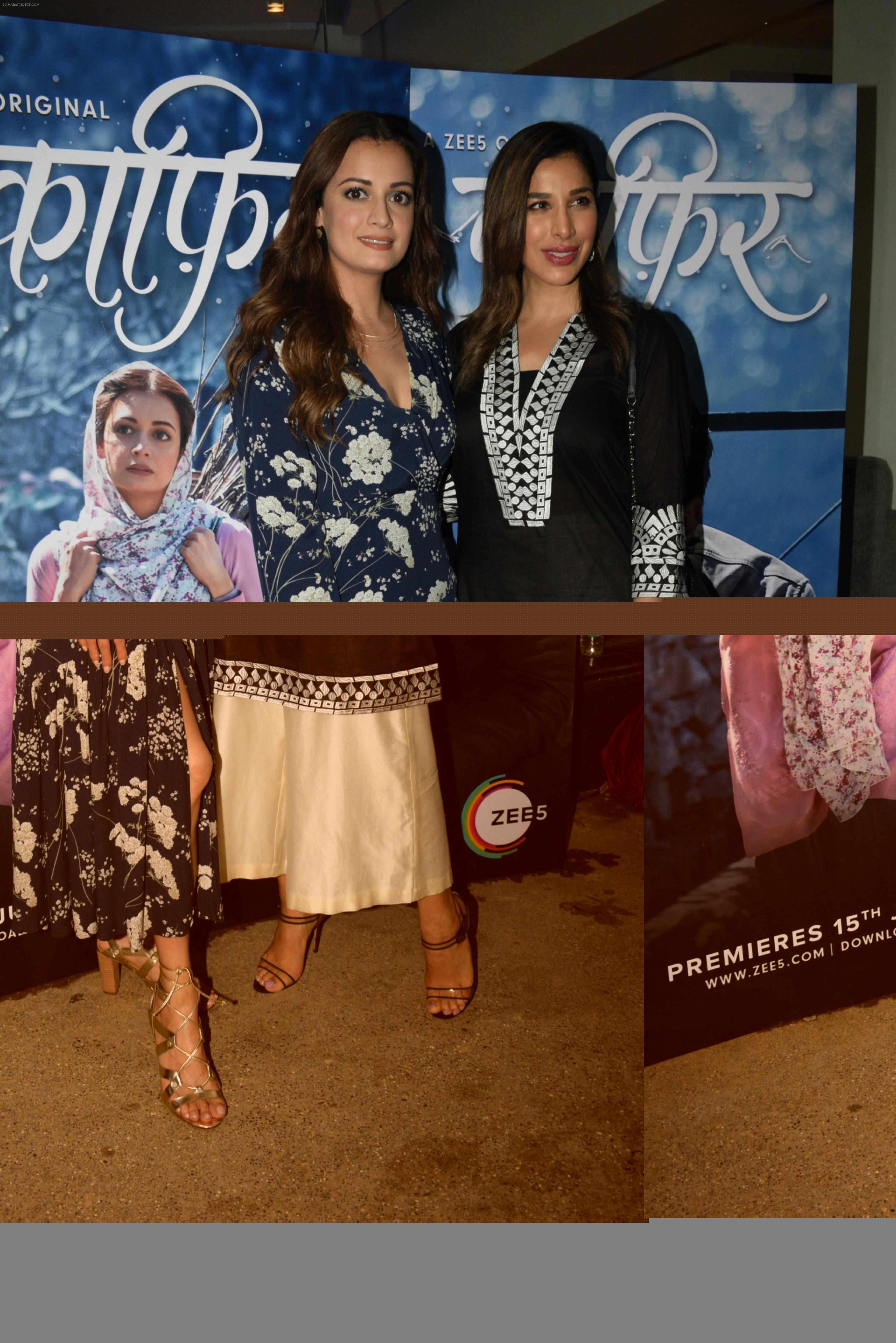 Dia Mirza, Sophie Choudry at the Screening of Zee5's original Kaafir in sunny sound juhu on 15th June 2019