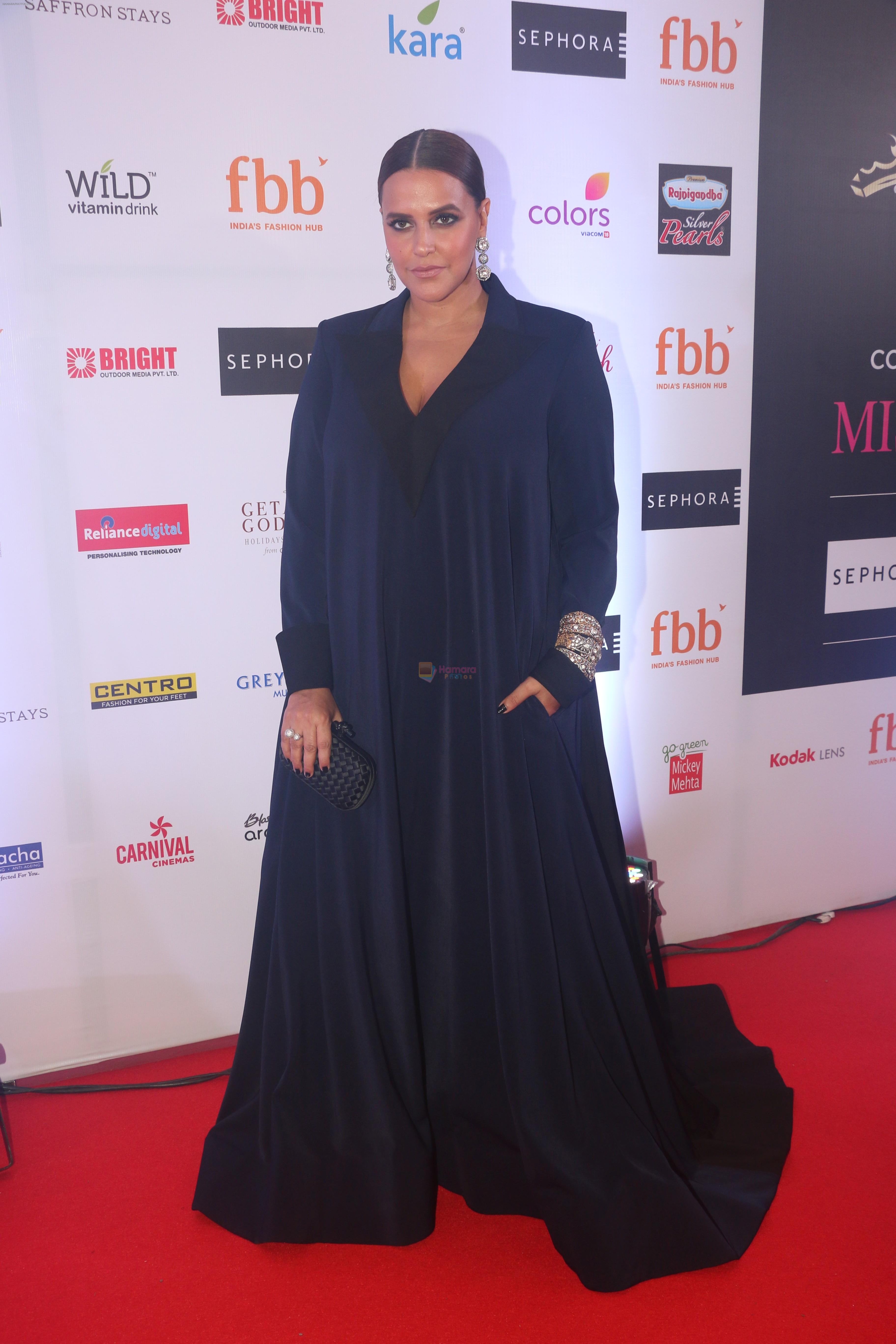 Neha Dhupia at the Grand Finale of Femina Miss India in NSCI worli on 15th June 2019