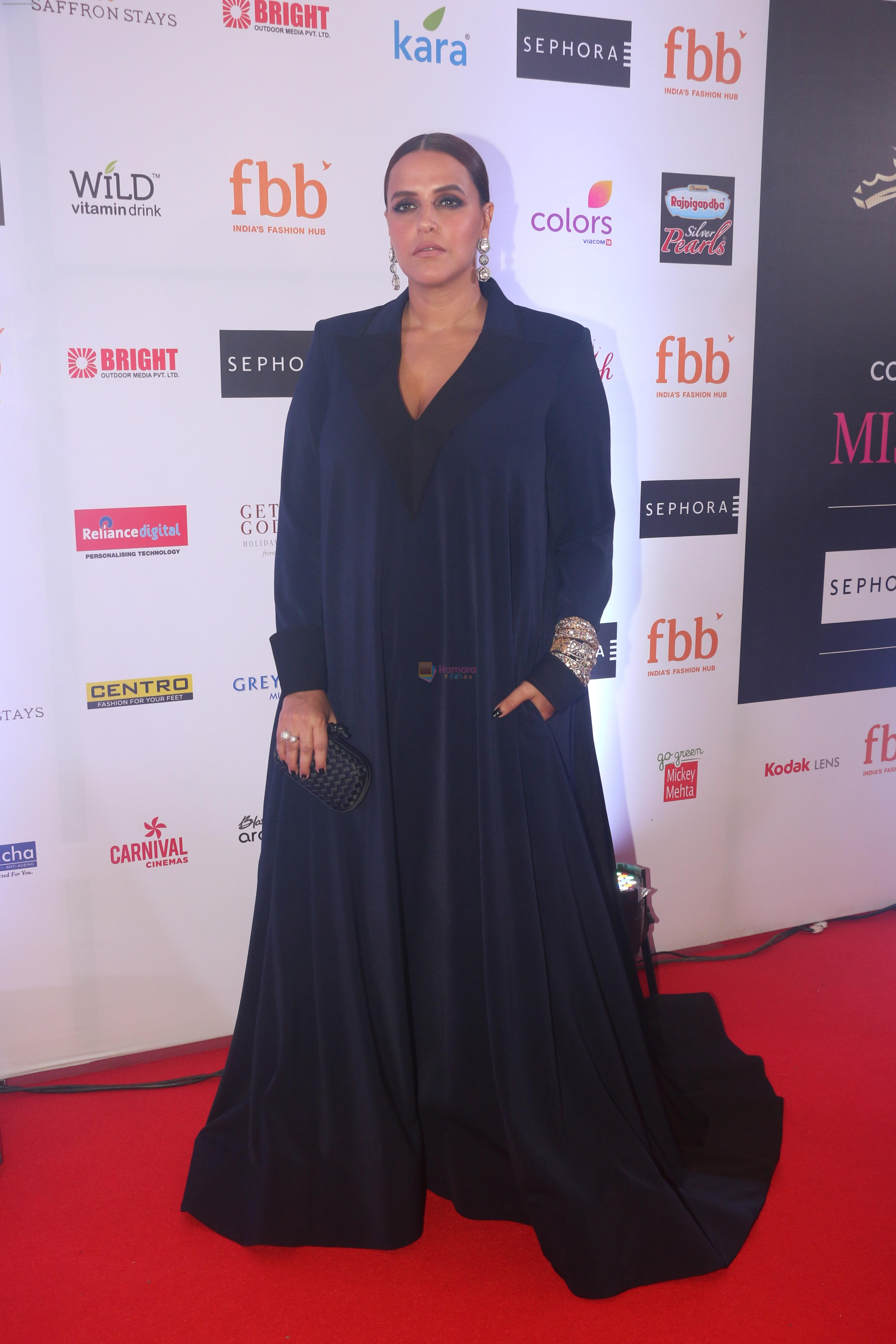 Neha Dhupia at the Grand Finale of Femina Miss India in NSCI worli on 15th June 2019
