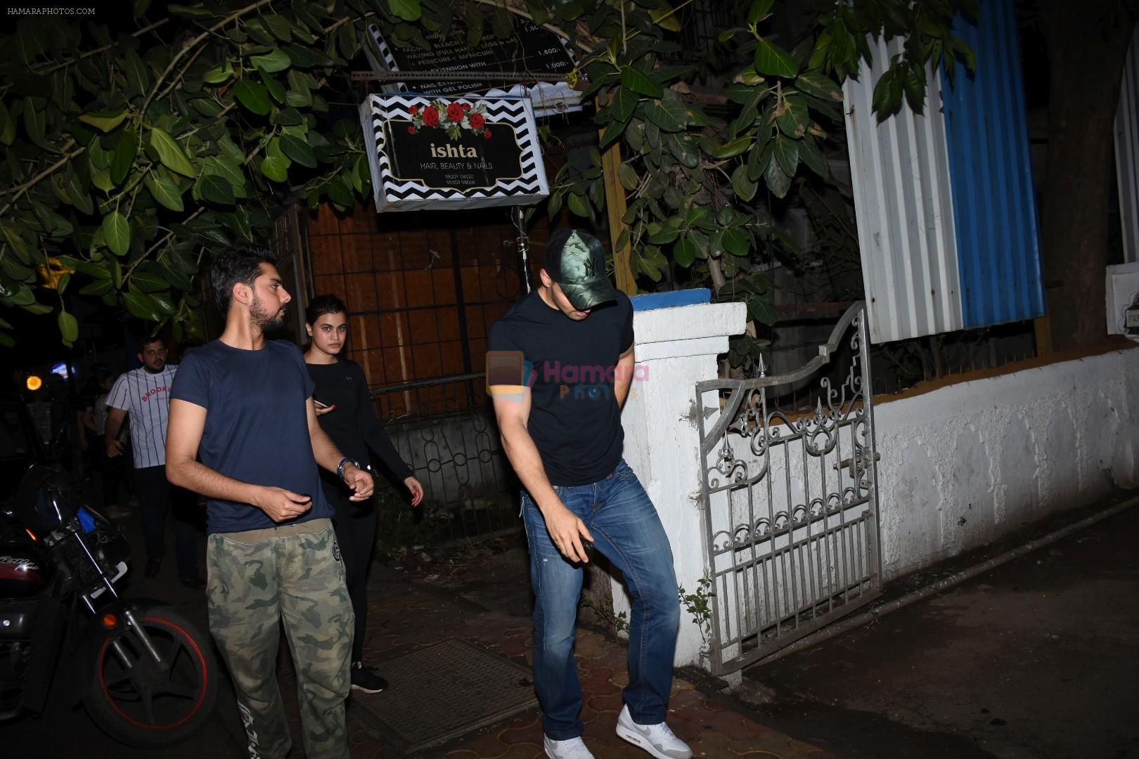Sooraj Pancholi with friends spotted at bandra on 17th June 2019