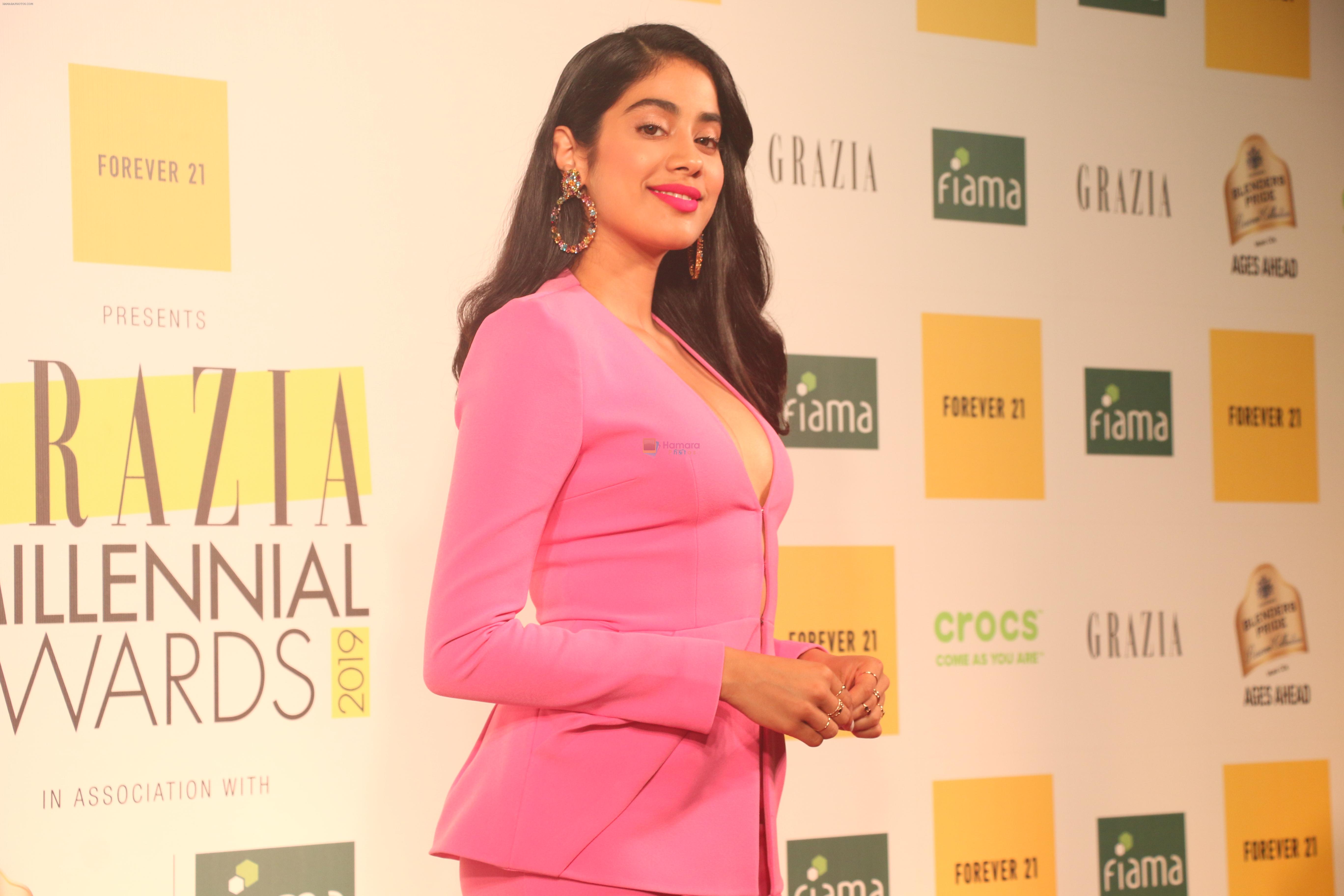 Janhvi Kapoor at the Red Carpet of 1st Edition of Grazia Millennial Awards on 19th June 2019 on 19th June 2019