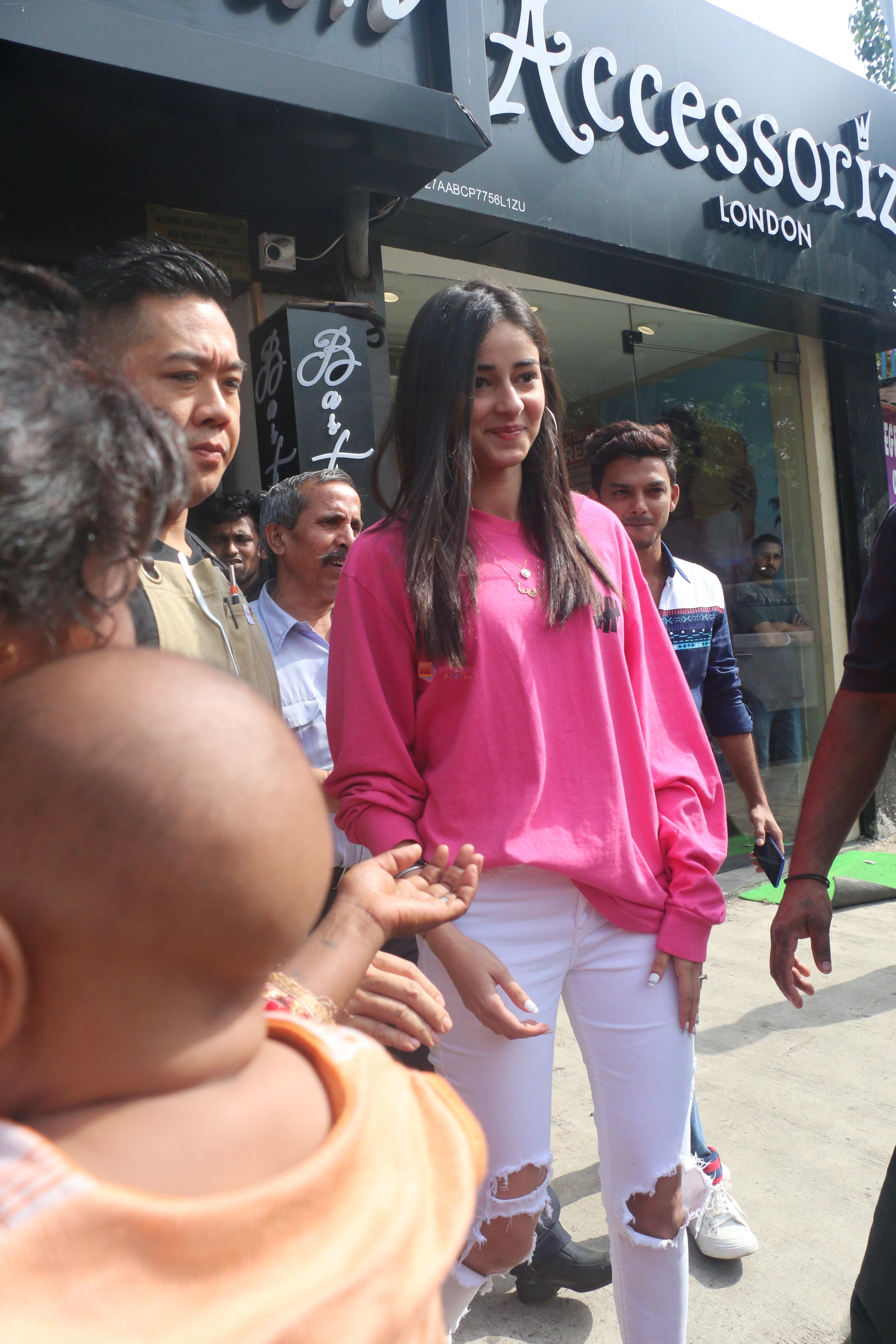 Ananya Pandey spotted at Bastian in bandra on 23rd June 2019