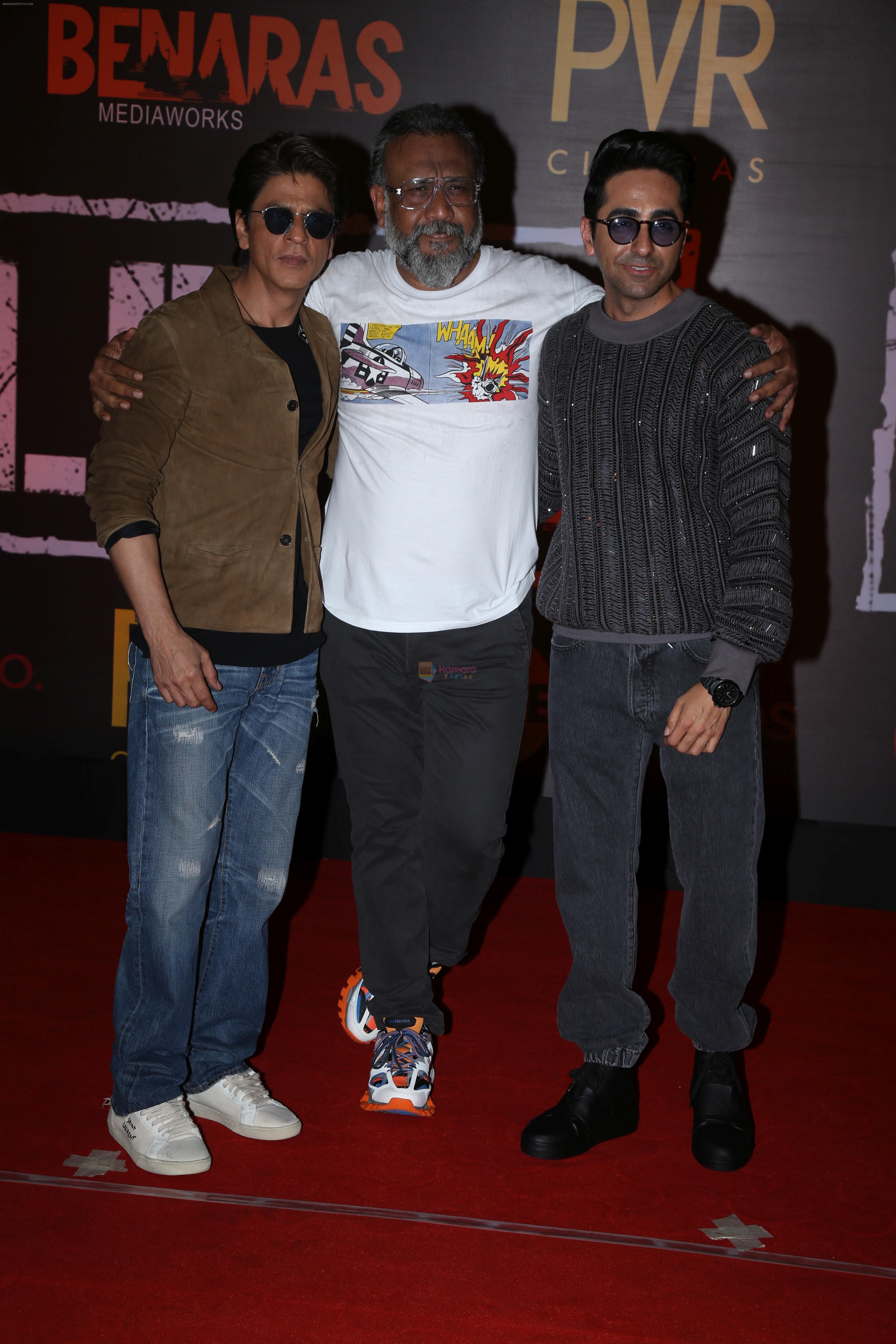 Shah Rukh KHan, Anubhav Sinha, Ayushman Khurana at the Screening of film Article 15 in pvr icon, andheri on 26th June 2019