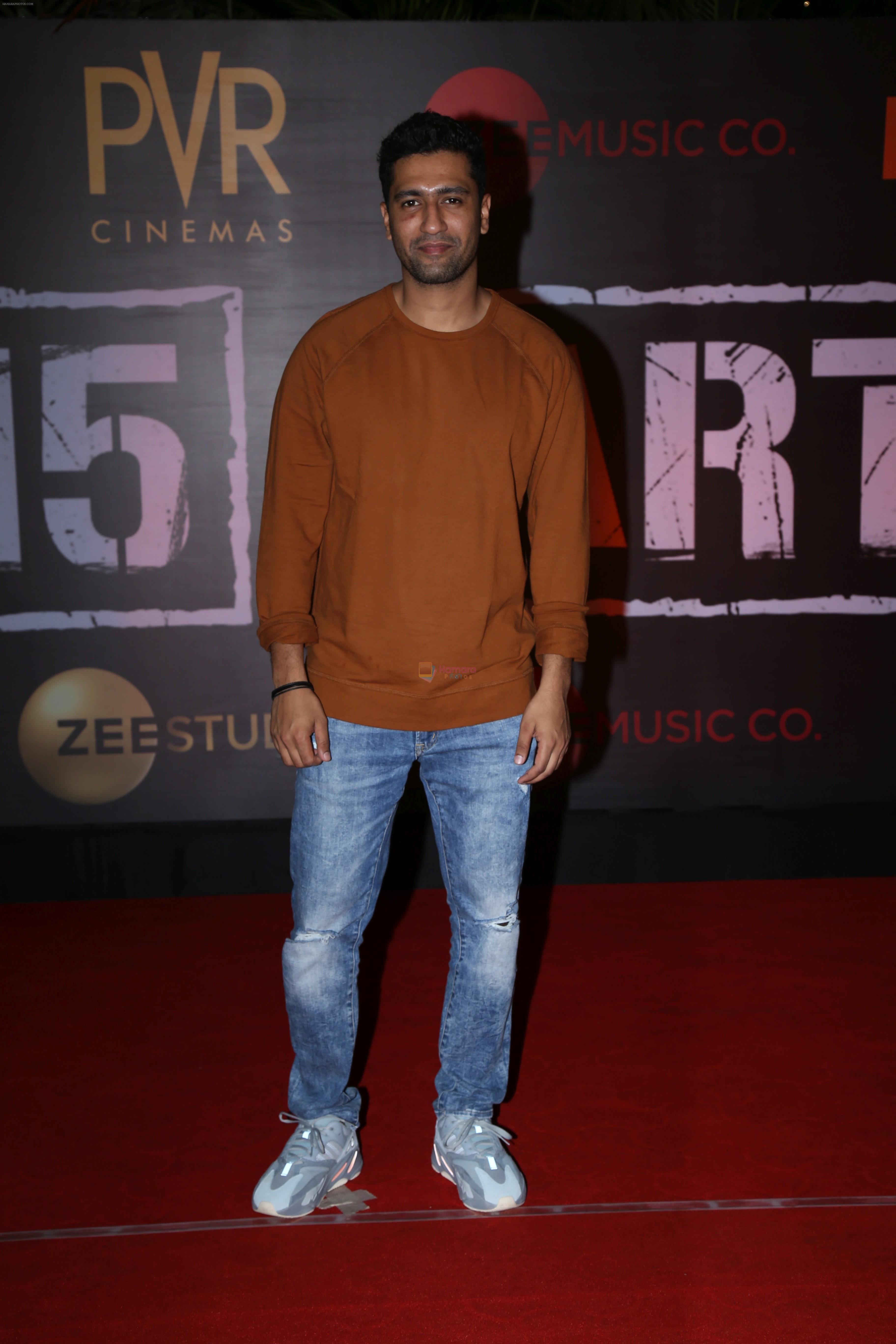 Vicky Kaushal at the Screening of film Article 15 in pvr icon, andheri on 26th June 2019