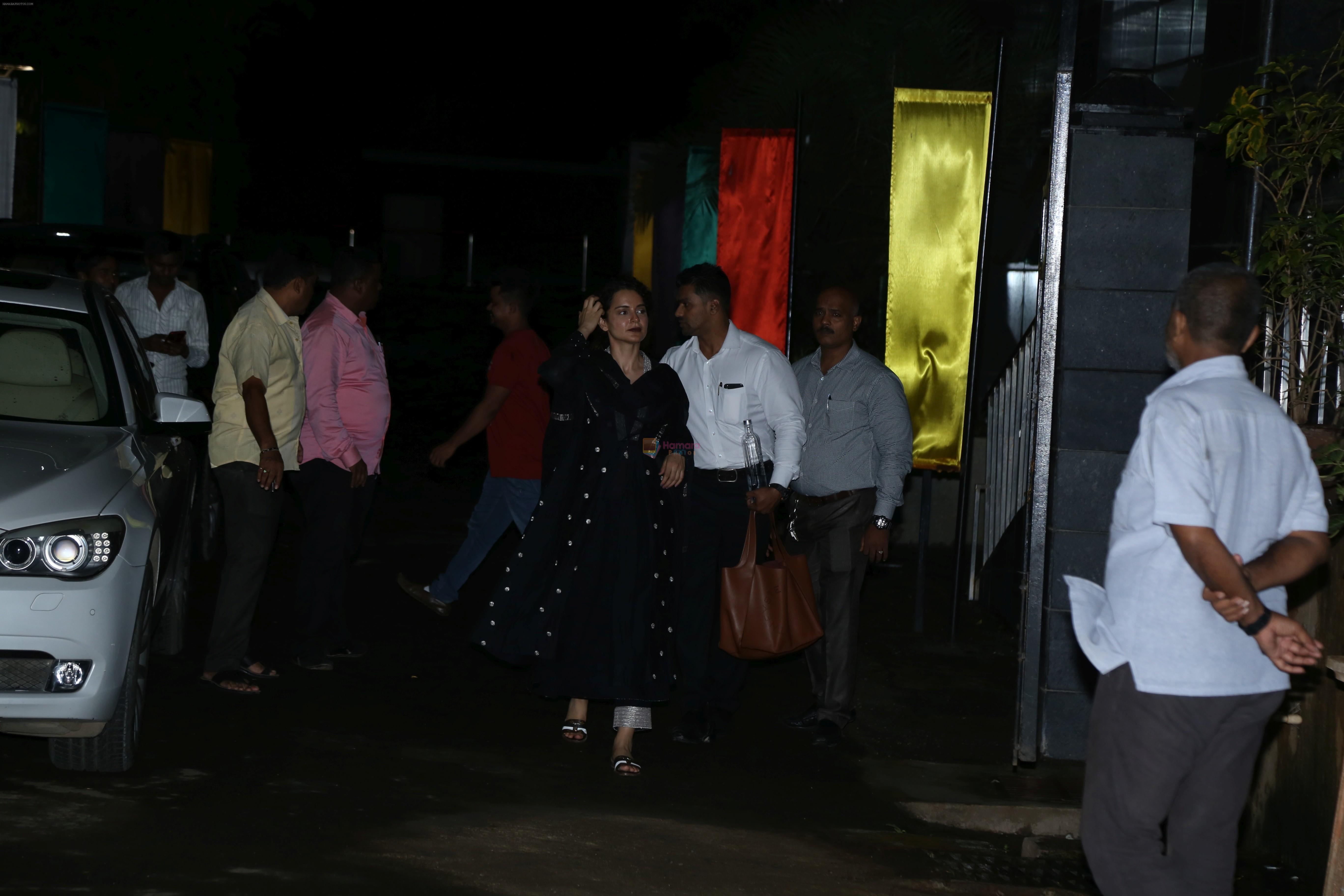 Kangana Ranaut spotted at censor board office in pedar road mumbai on 27th June 2019