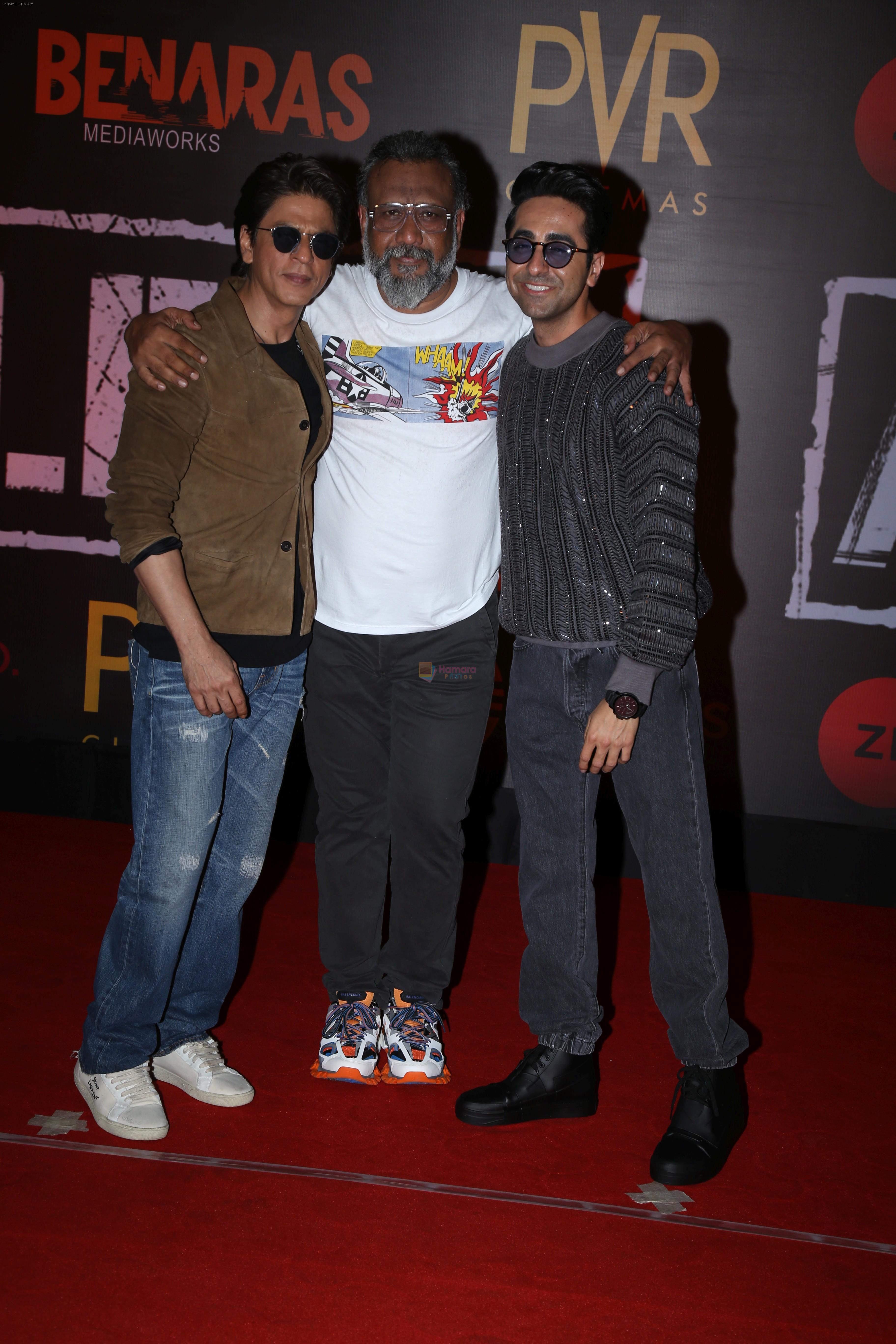 Shah Rukh KHan, Anubhav Sinha, Ayushman Khurana at the Screening of film Article 15 in pvr icon, andheri on 26th June 2019