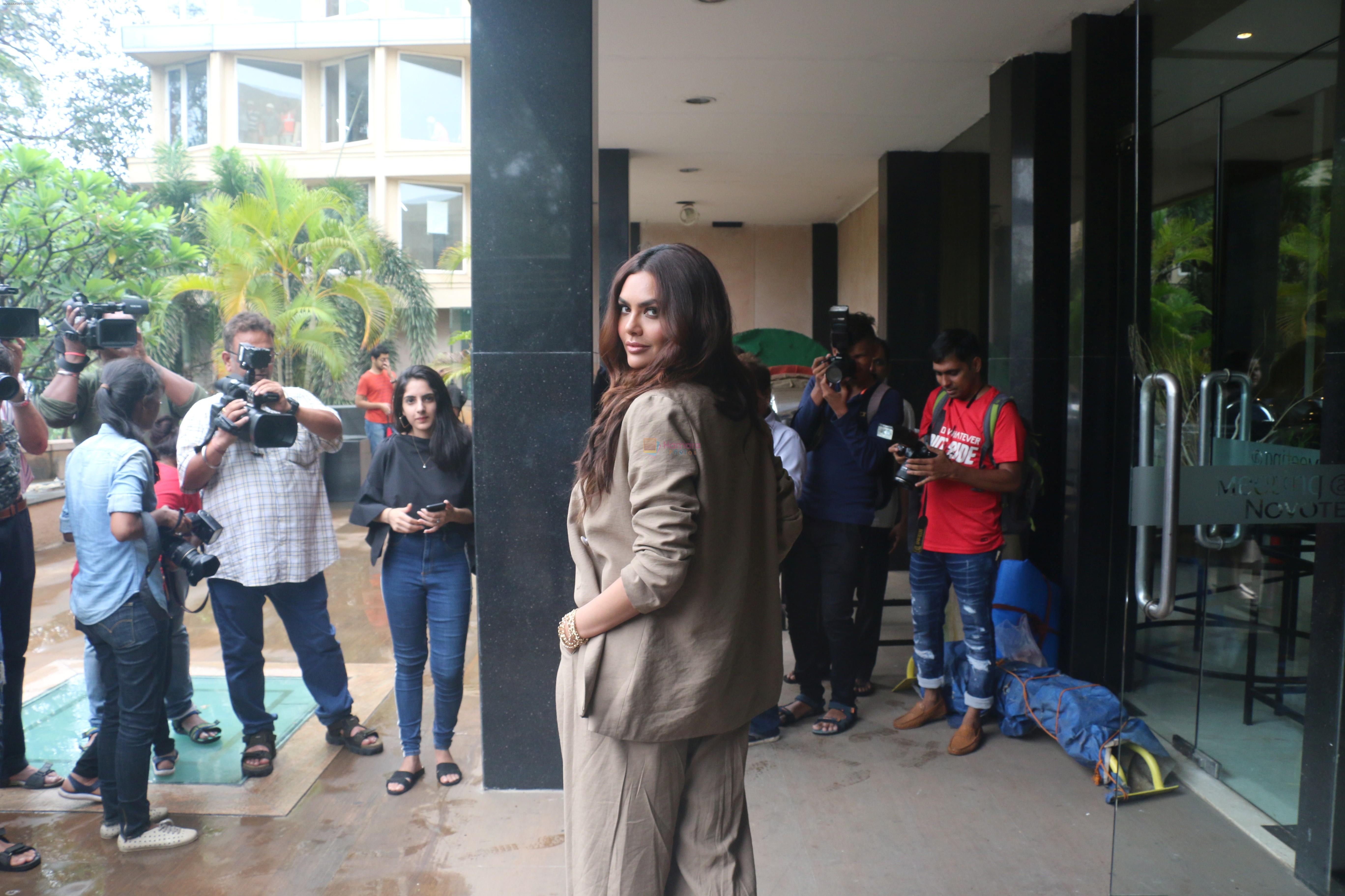 Esha Gupta media interactions for the film One Day in Novotel juhu on 30th June 2019