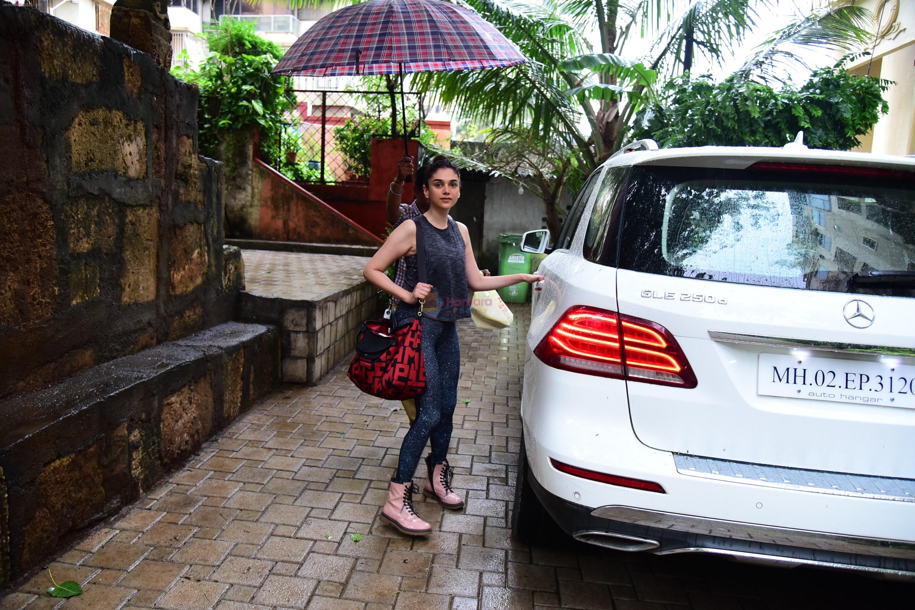 Aditi Rao Hydari spotted at bandra on 3rd July 2019