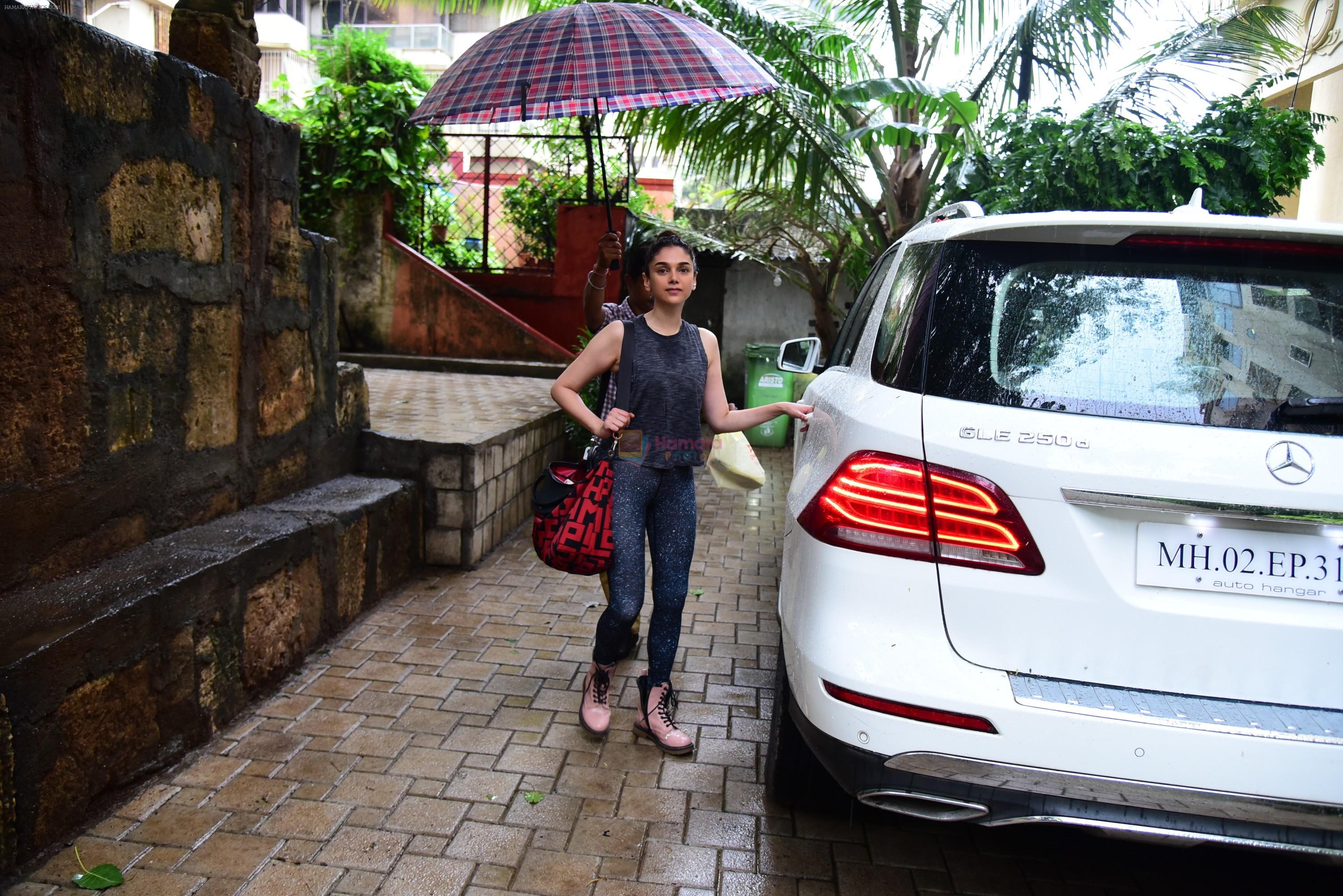 Aditi Rao Hydari spotted at bandra on 3rd July 2019