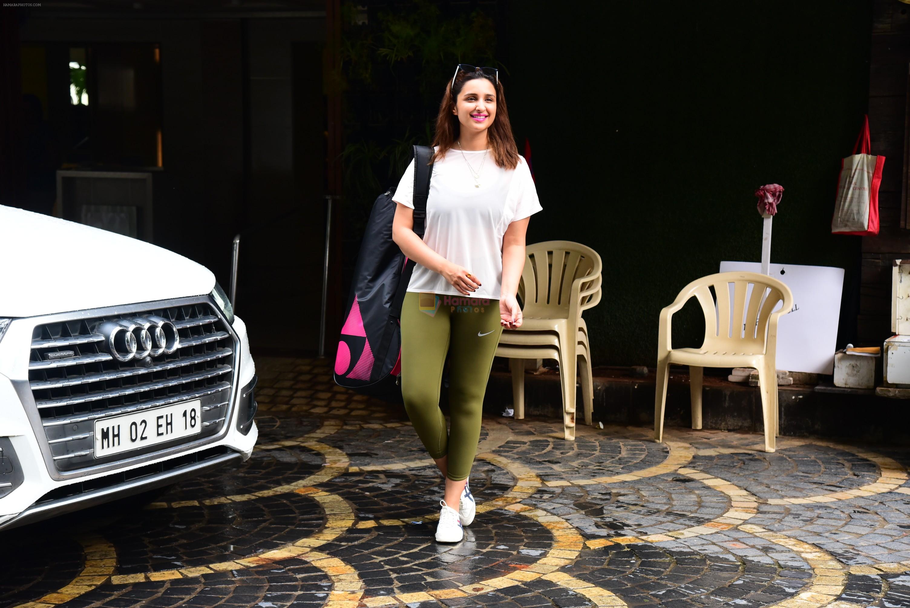 Parineeti Chopra spotted at khar gymkhana on 3rd July 2019