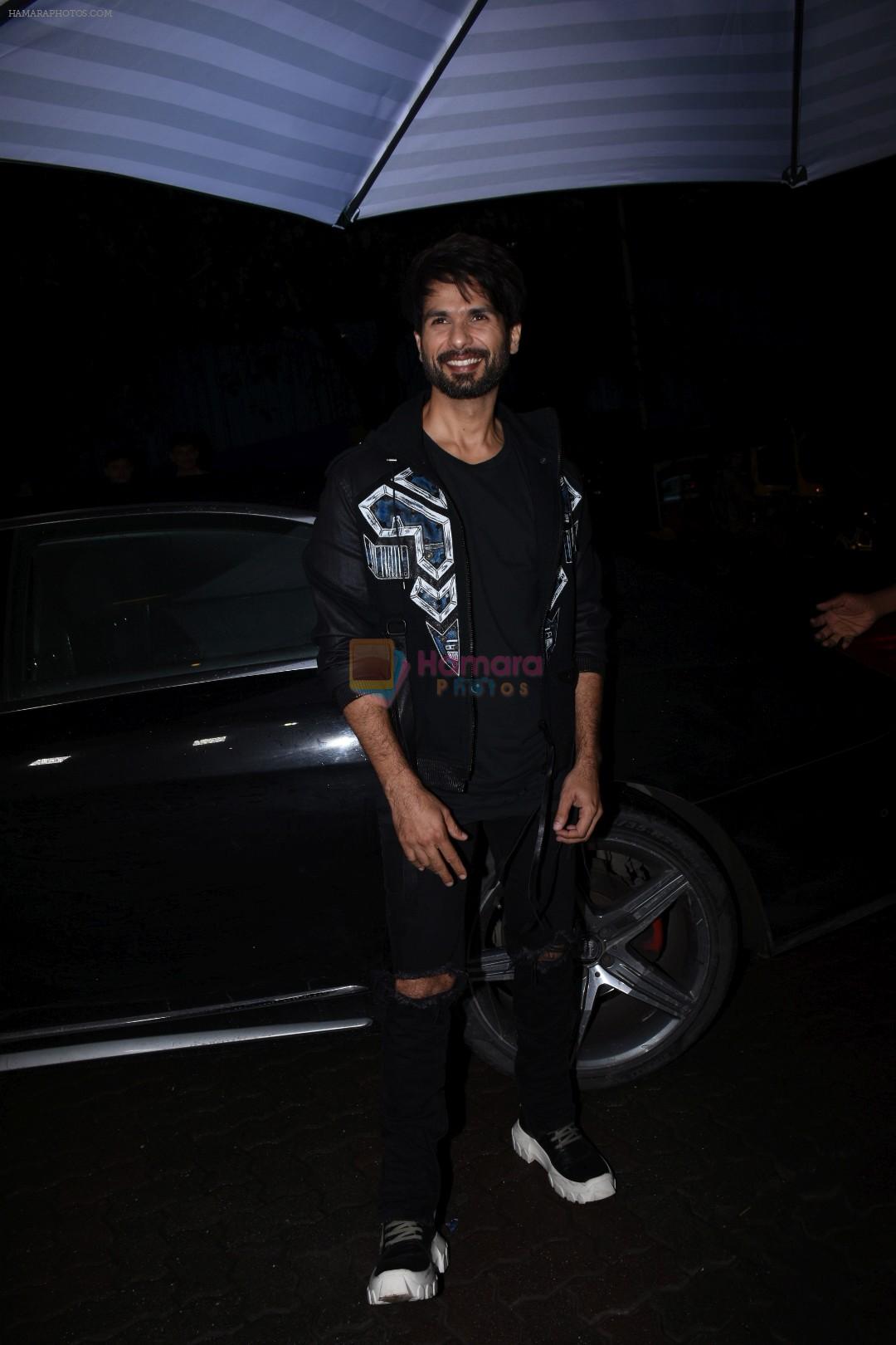 Shahid Kapoor at the Success party of Kabir Singh in Arth, khar on 4th July 2019-1
