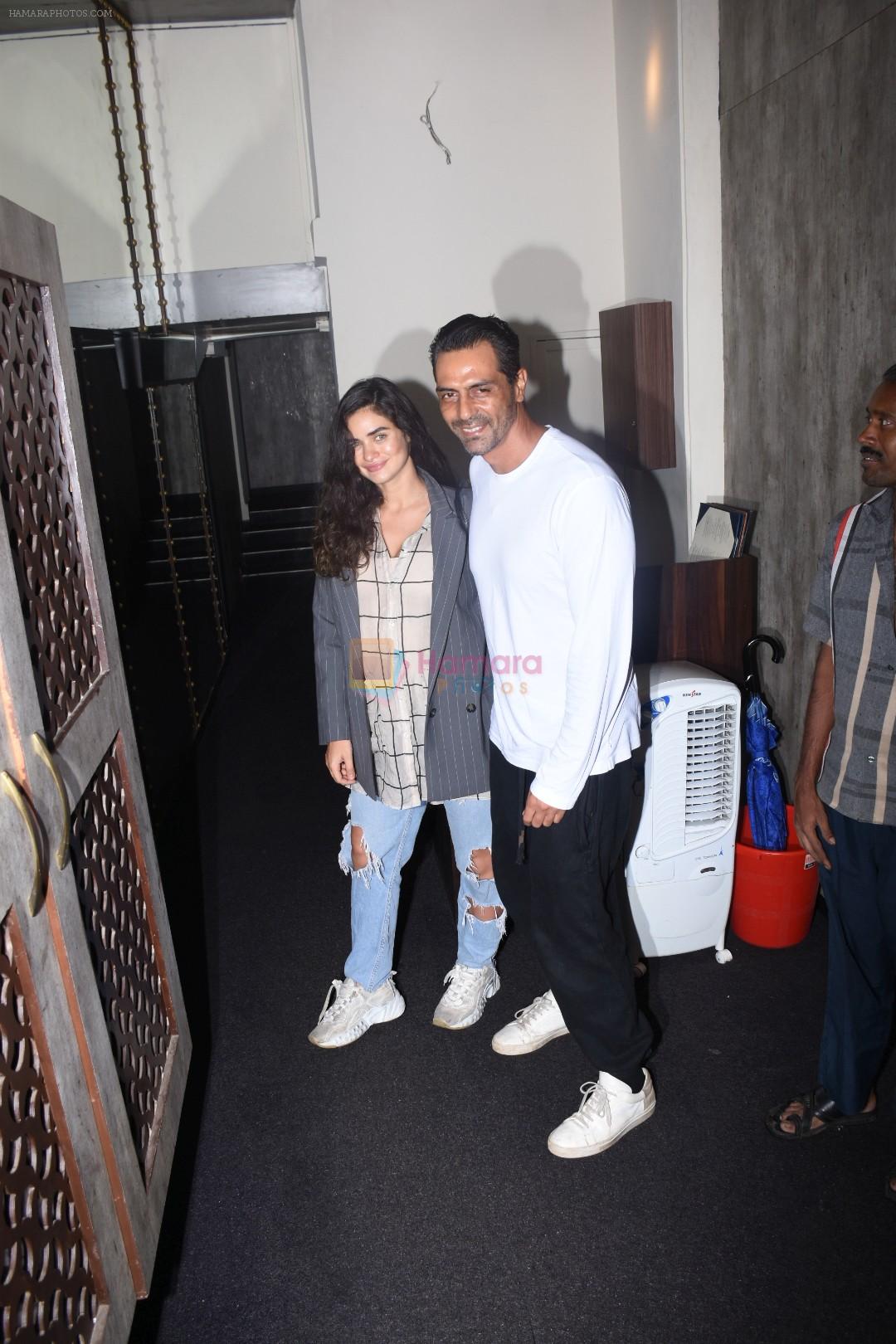 Arjun Rampal & Gabriella Demetriades spotted at bastian bandra on 6th July 2019