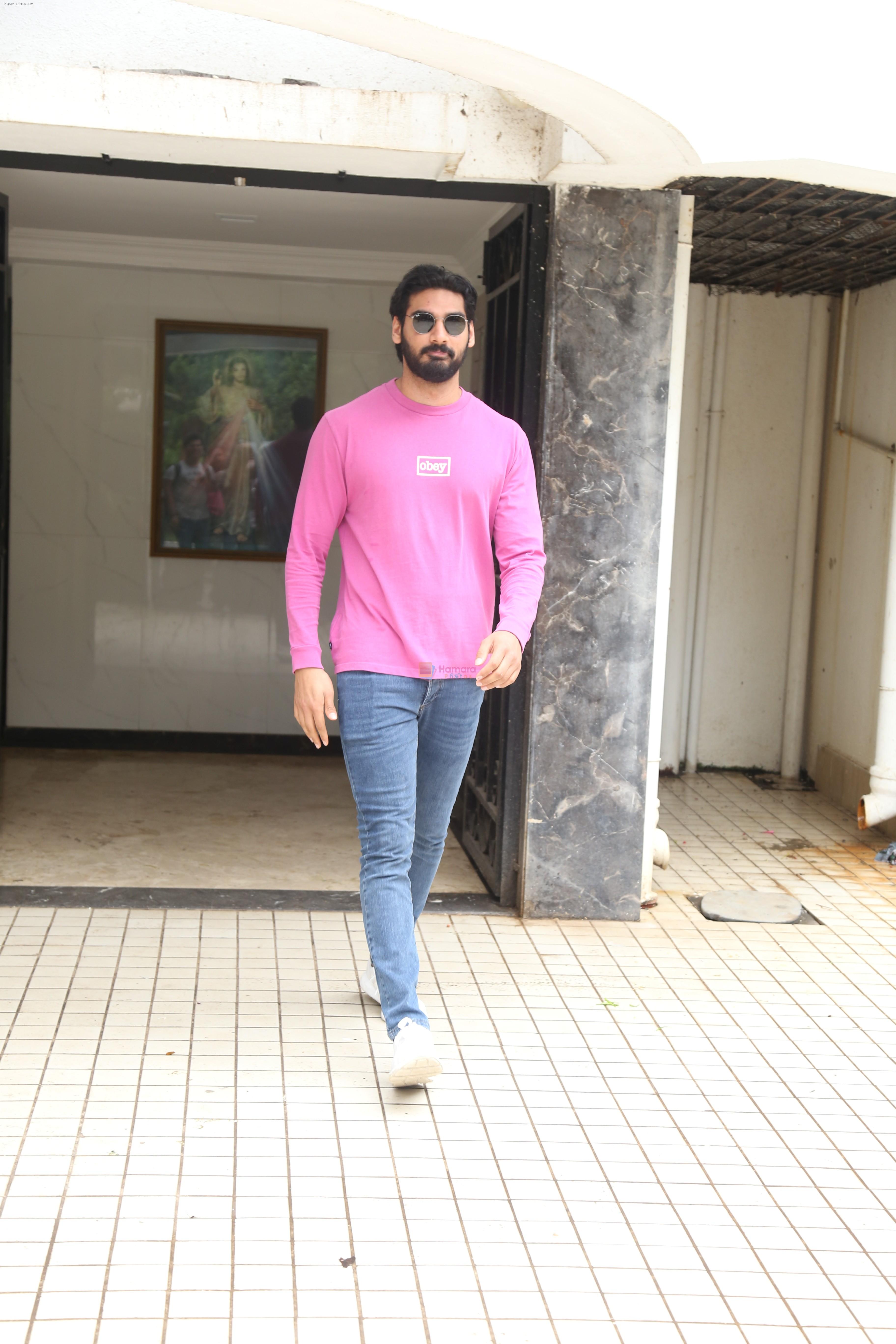 Ahan Shetty spotted at khar gymkhana on 6th July 2019