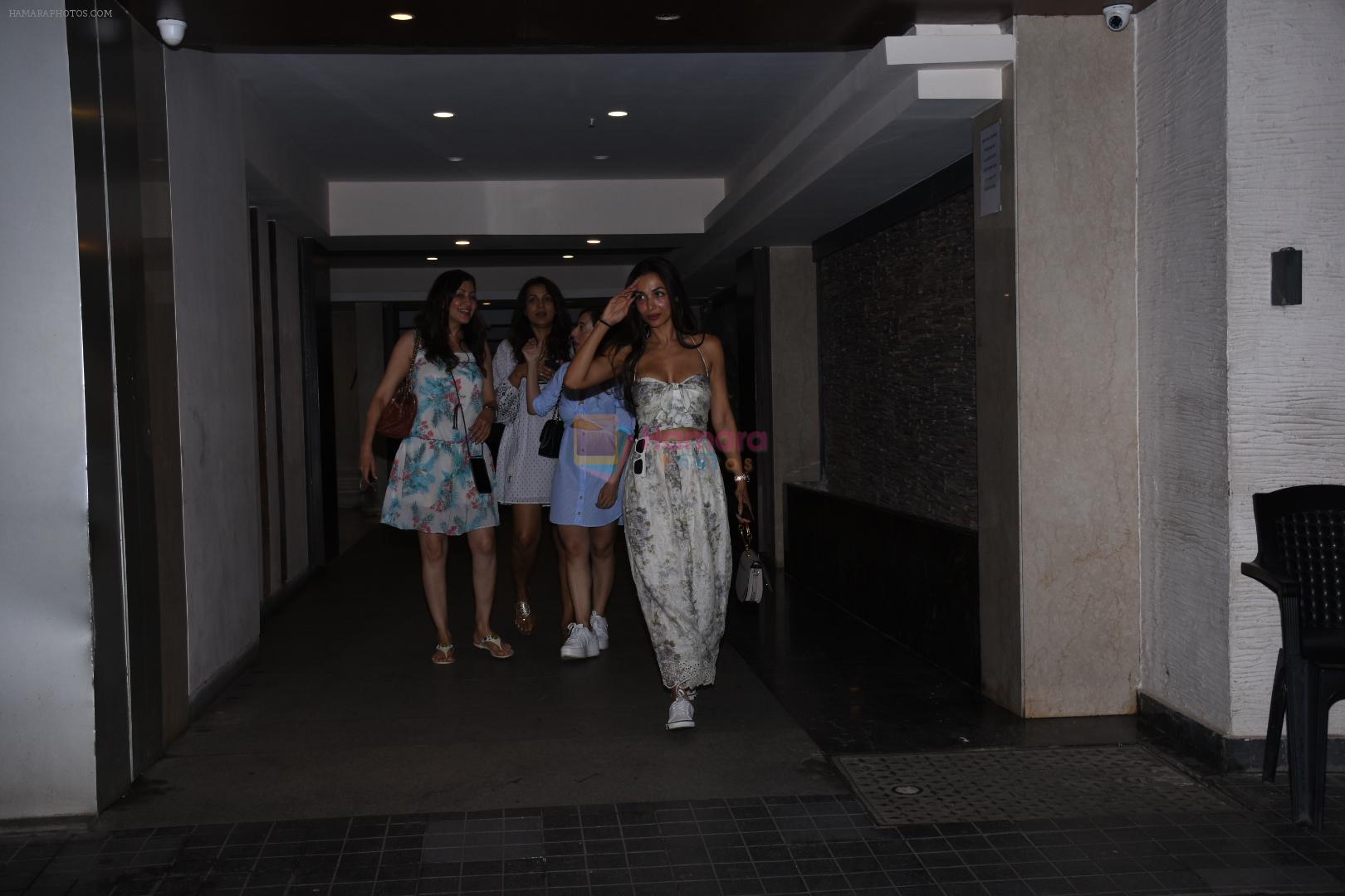 Malaika Arora, Aditi Govitrikar spotted at bandra on 7th July 2019