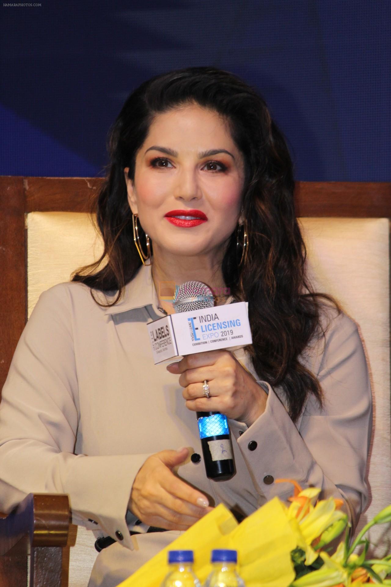 Sunny Leone unveils her fashion brand at India Licensing expo in goregaon on 8th July 2019